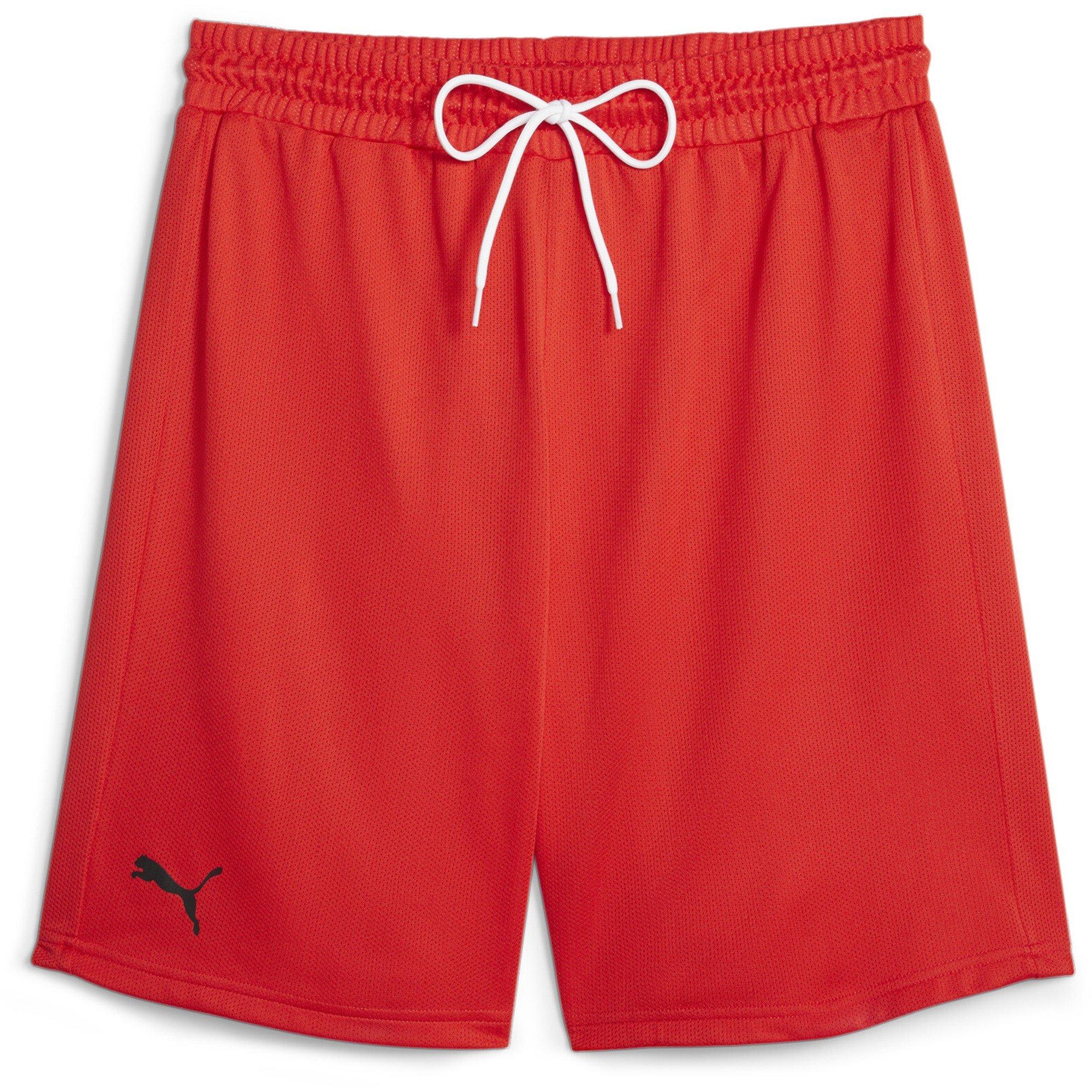 Puma Men's Hoops Team Practice Basketball Shorts - Red - 2XL