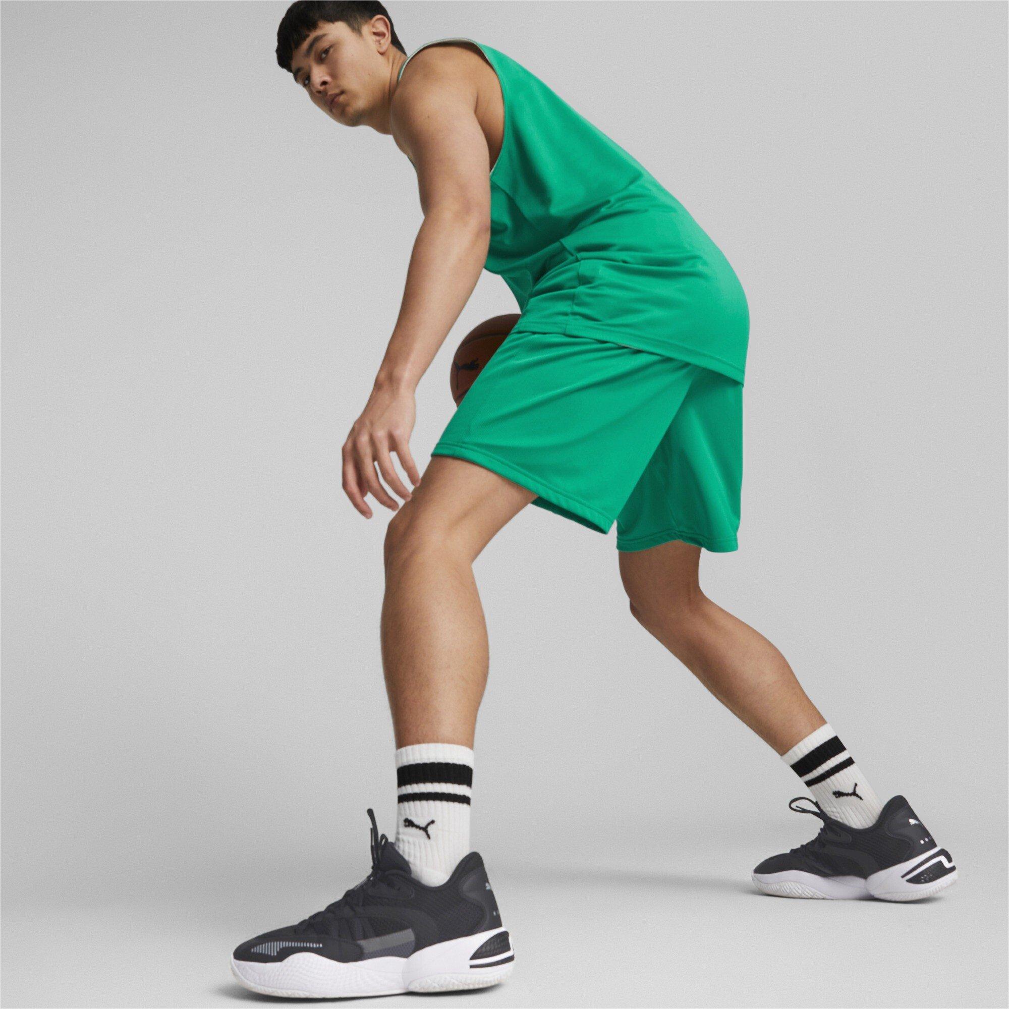 Pfeffergrün - Puma - Men's Hoops Team Practice Basketball Shorts - 4