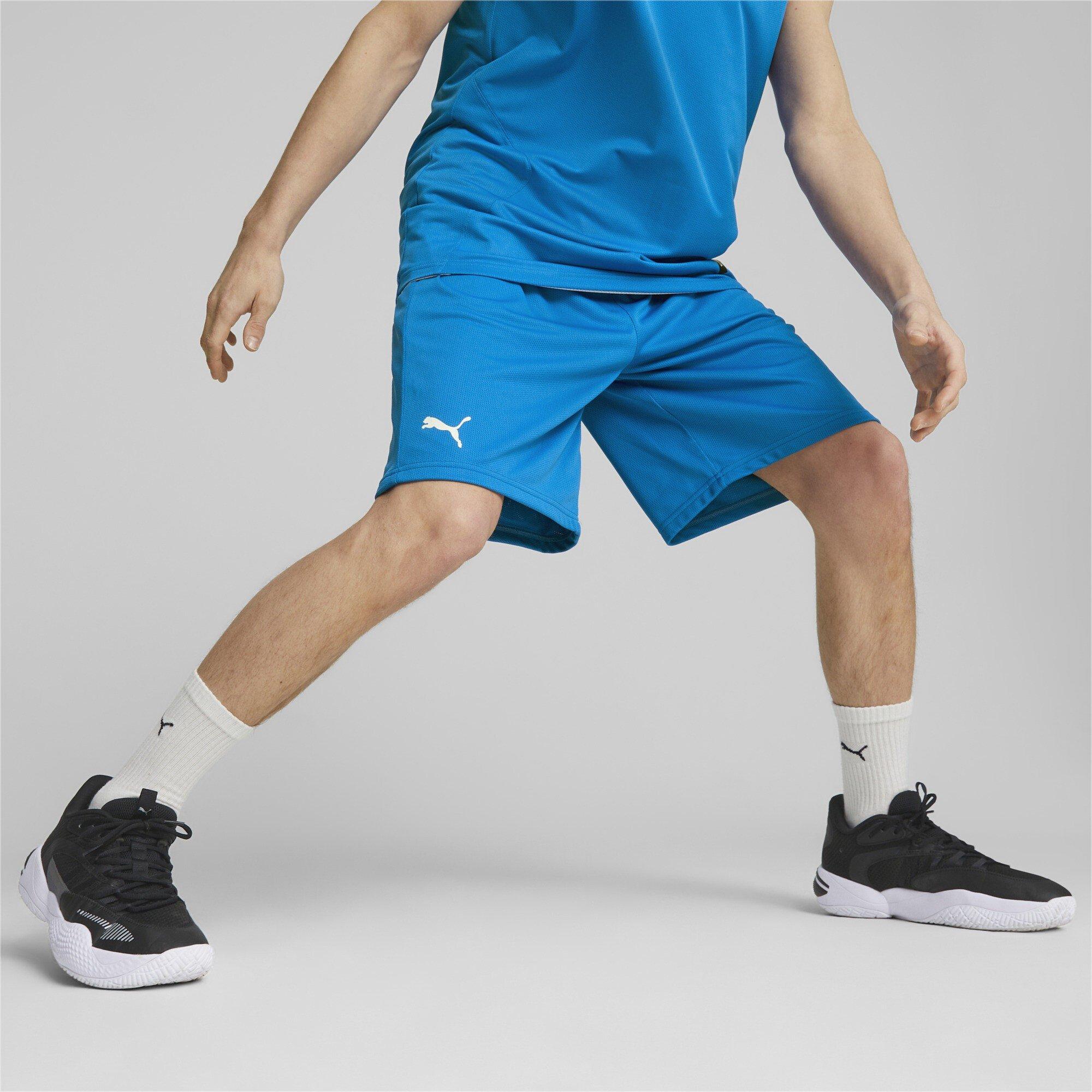 Elec Plava - Puma - Men's Hoops Team Practice Basketball Shorts - 3