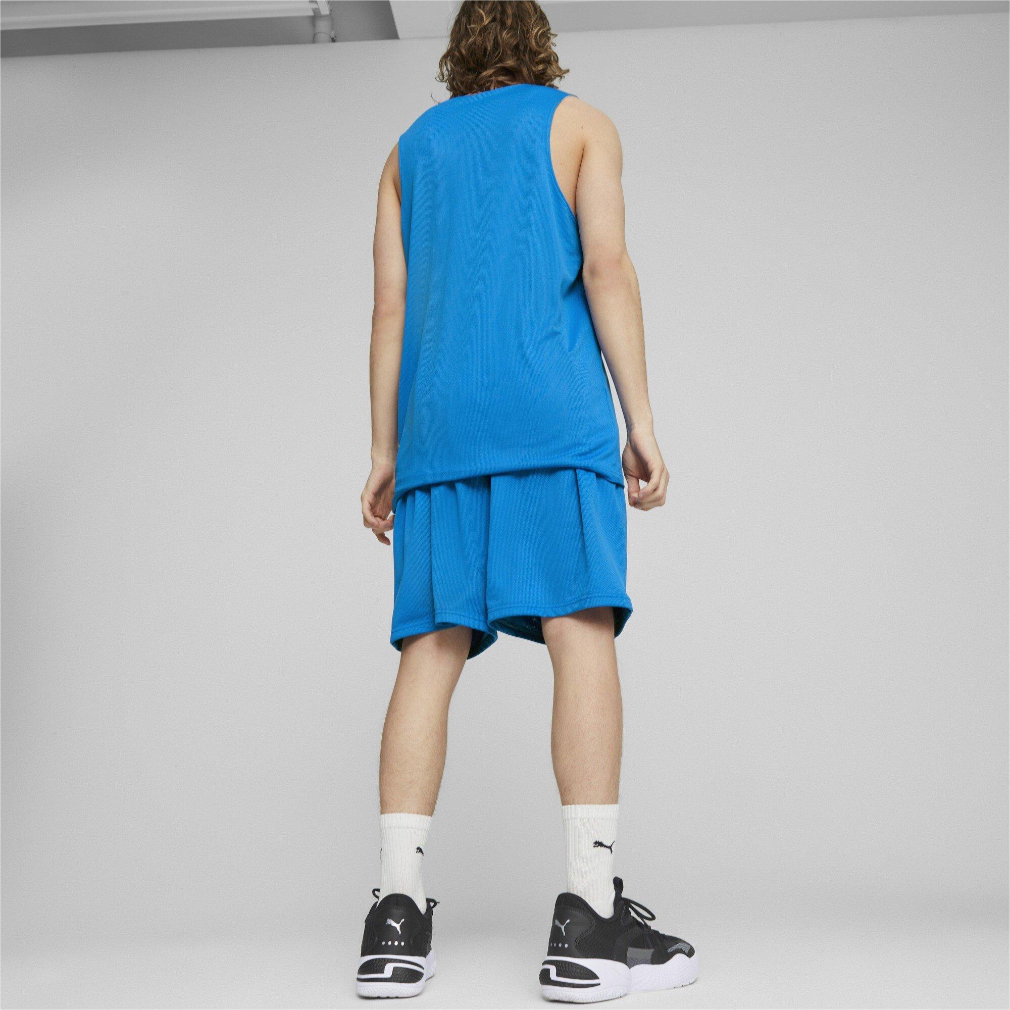 Elec Plava - Puma - Men's Hoops Team Practice Basketball Shorts - 4