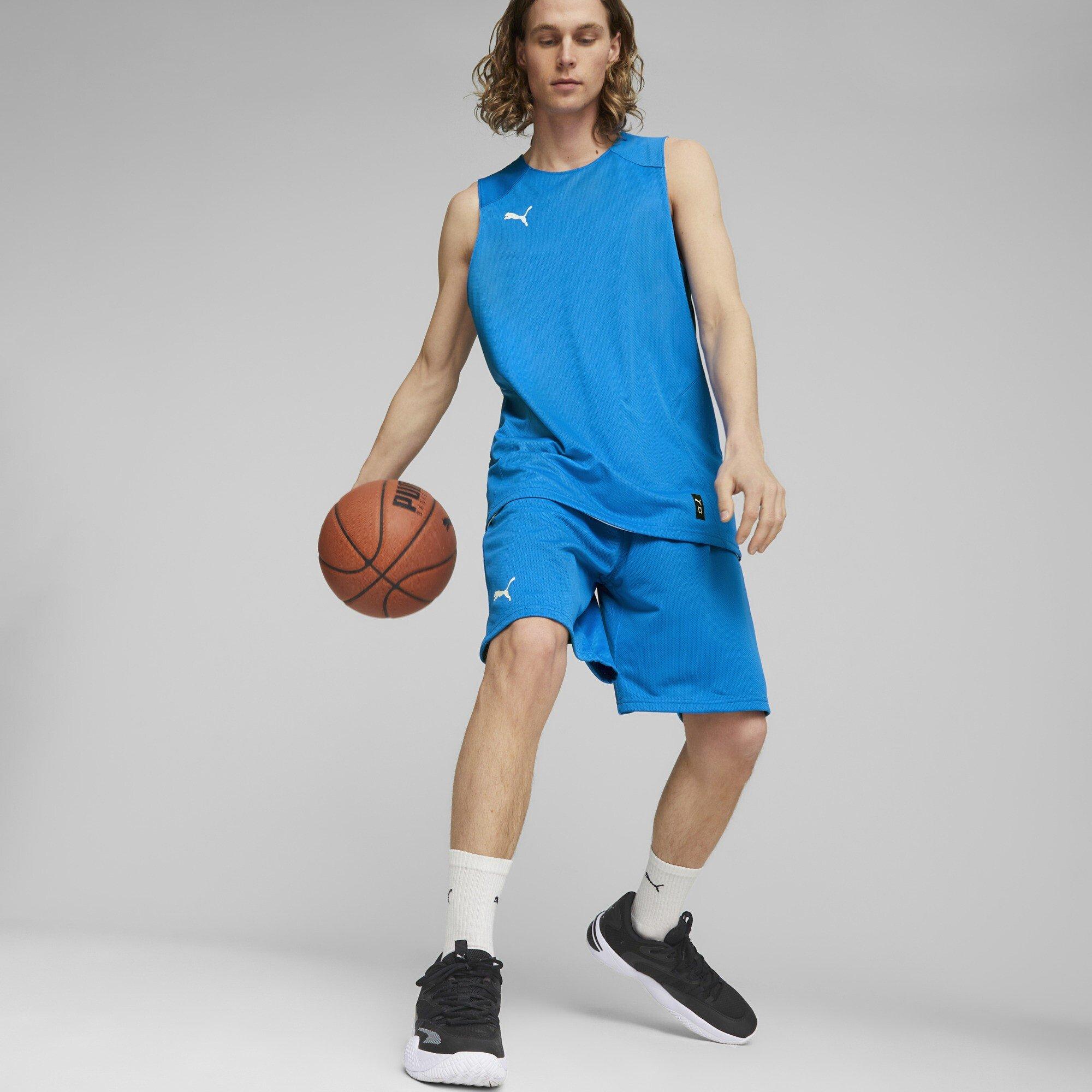 Elec Plava - Puma - Men's Hoops Team Practice Basketball Shorts - 5