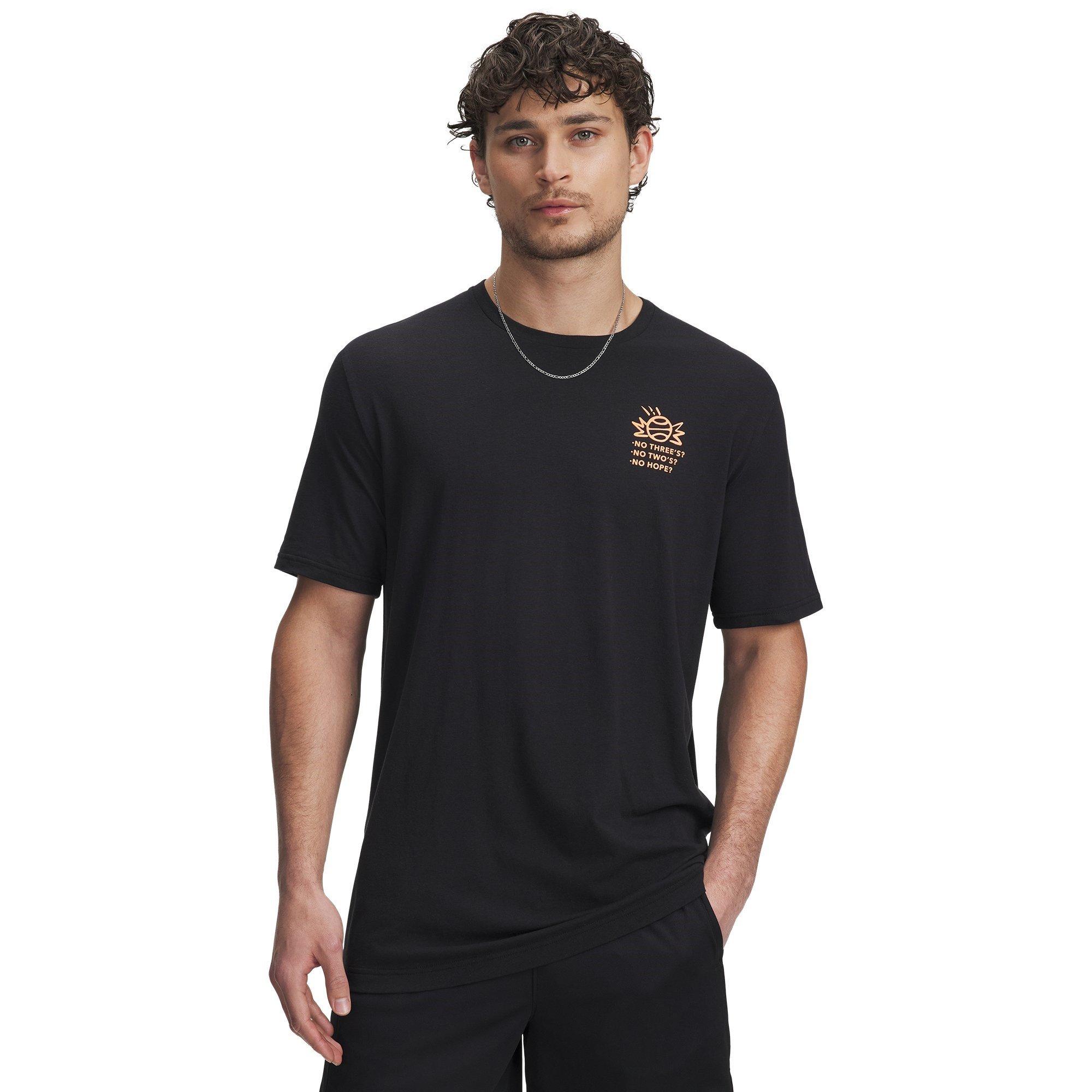 Black - Under Armour - Men's Cant Hoop Short-Sleeve Performance T-Shirt - 1
