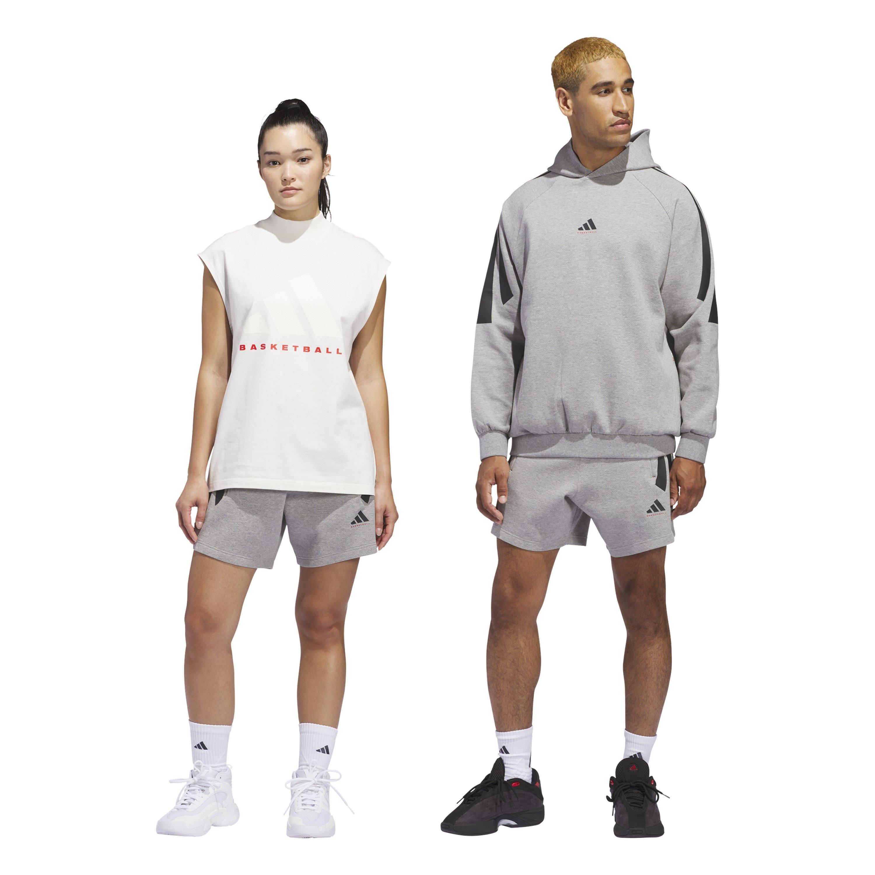 Grigio - adidas - Adi Bb Pk Short Basketball Mens - 3