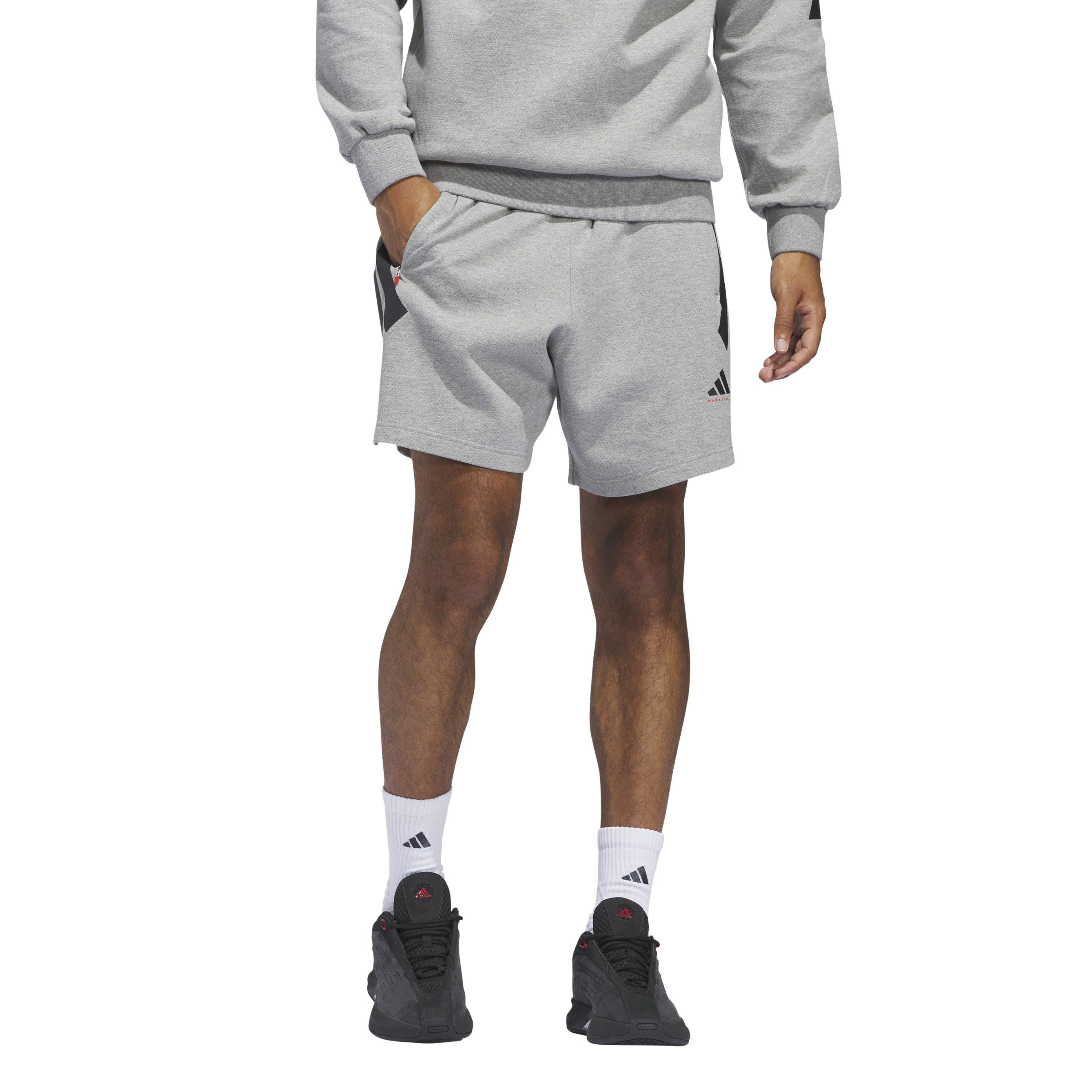 Grigio - adidas - Adi Bb Pk Short Basketball Mens - 5