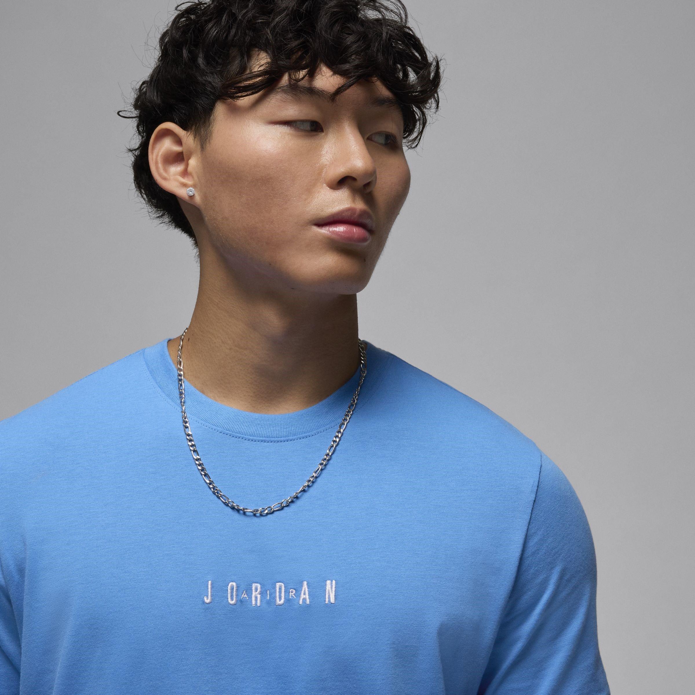 Leg.Blue/White - Nike - Jordan Air Mens T Shirt - 3