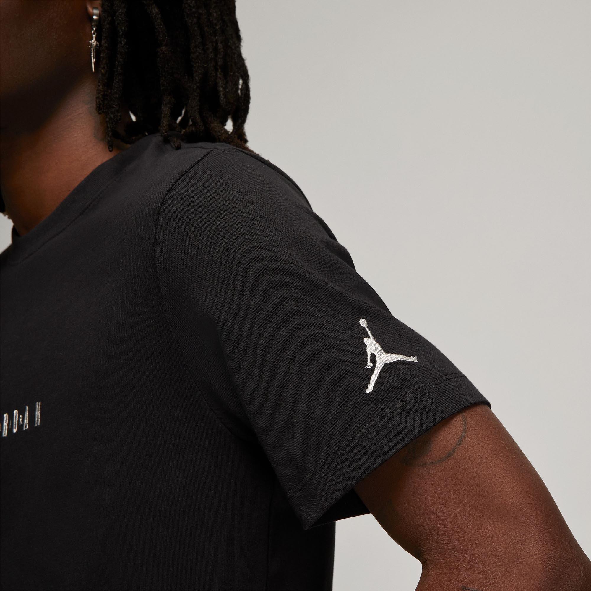 Black/Sail/Sail - Nike - Nike Jordan Air Mens T Shirt - 4