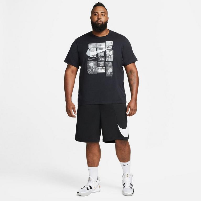 Noir/Blanc - Nike - Dri-FIT Men's Basketball shorts Bike - 13