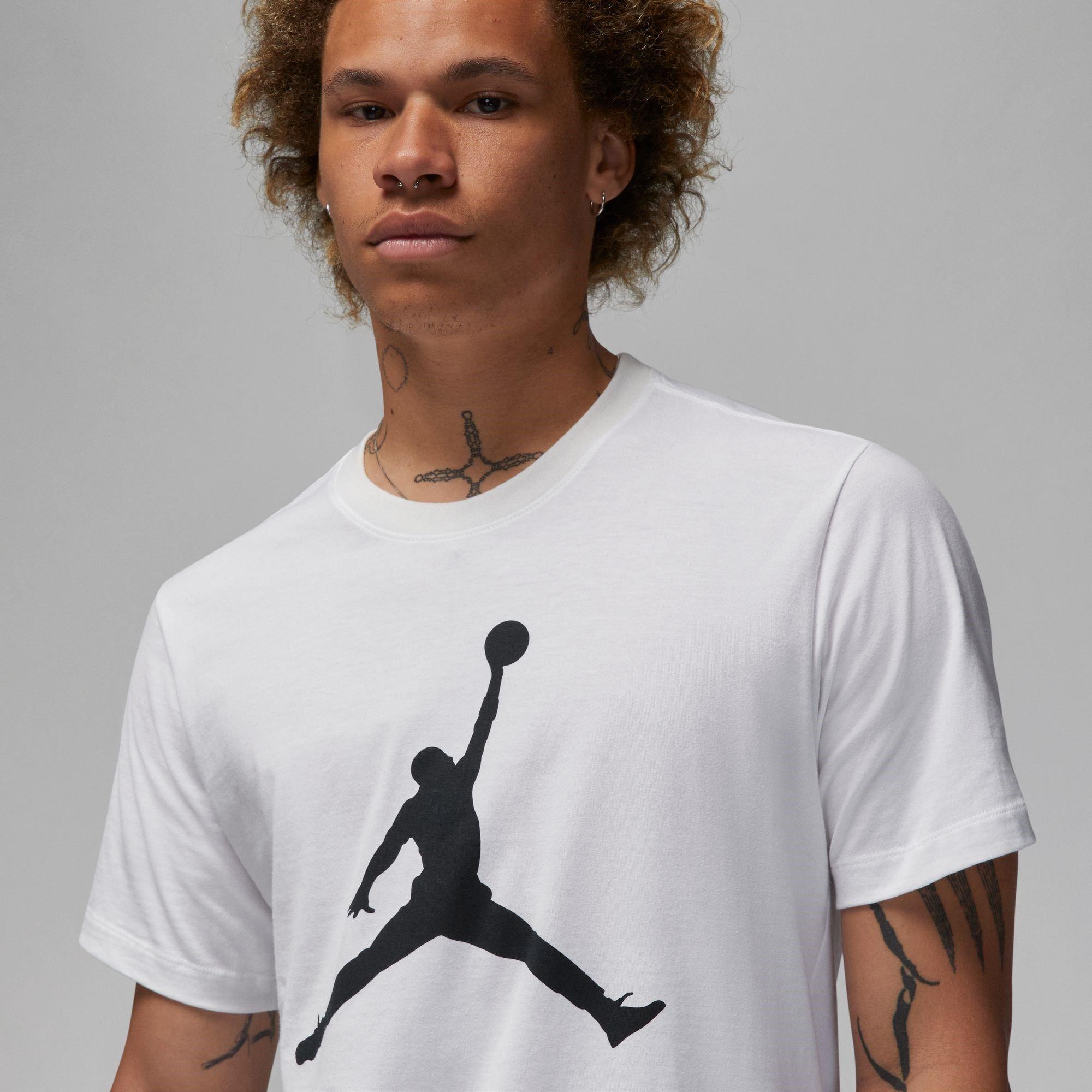 White/Black - Nike - Jordan Jumpman Mens T Shirt - 5
