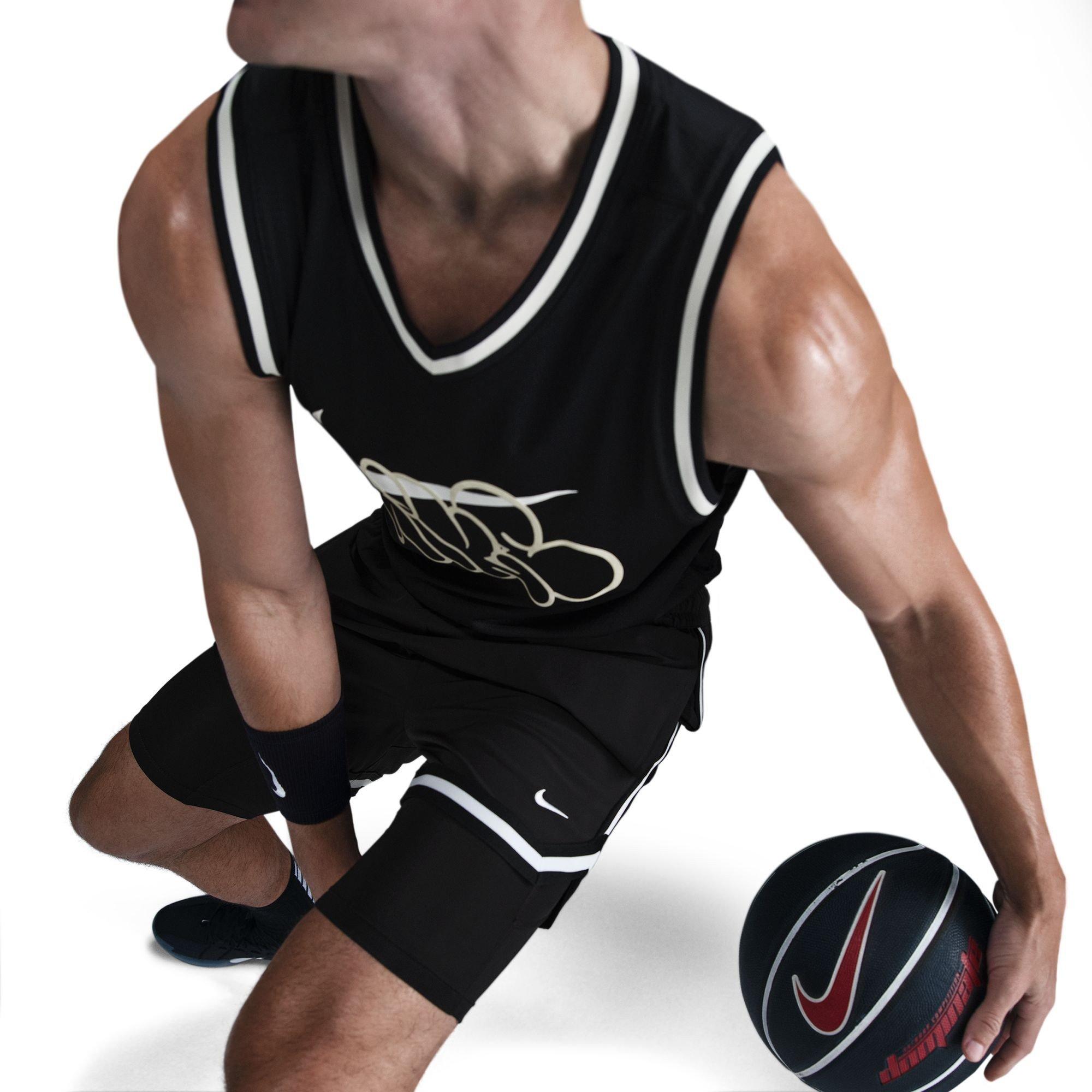 Nike DNADri Fit Basketball Shorts Men's Black/White — foto 2