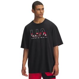 Under Armour Hoop Brand Short-Sleeve Performance T-Shirt