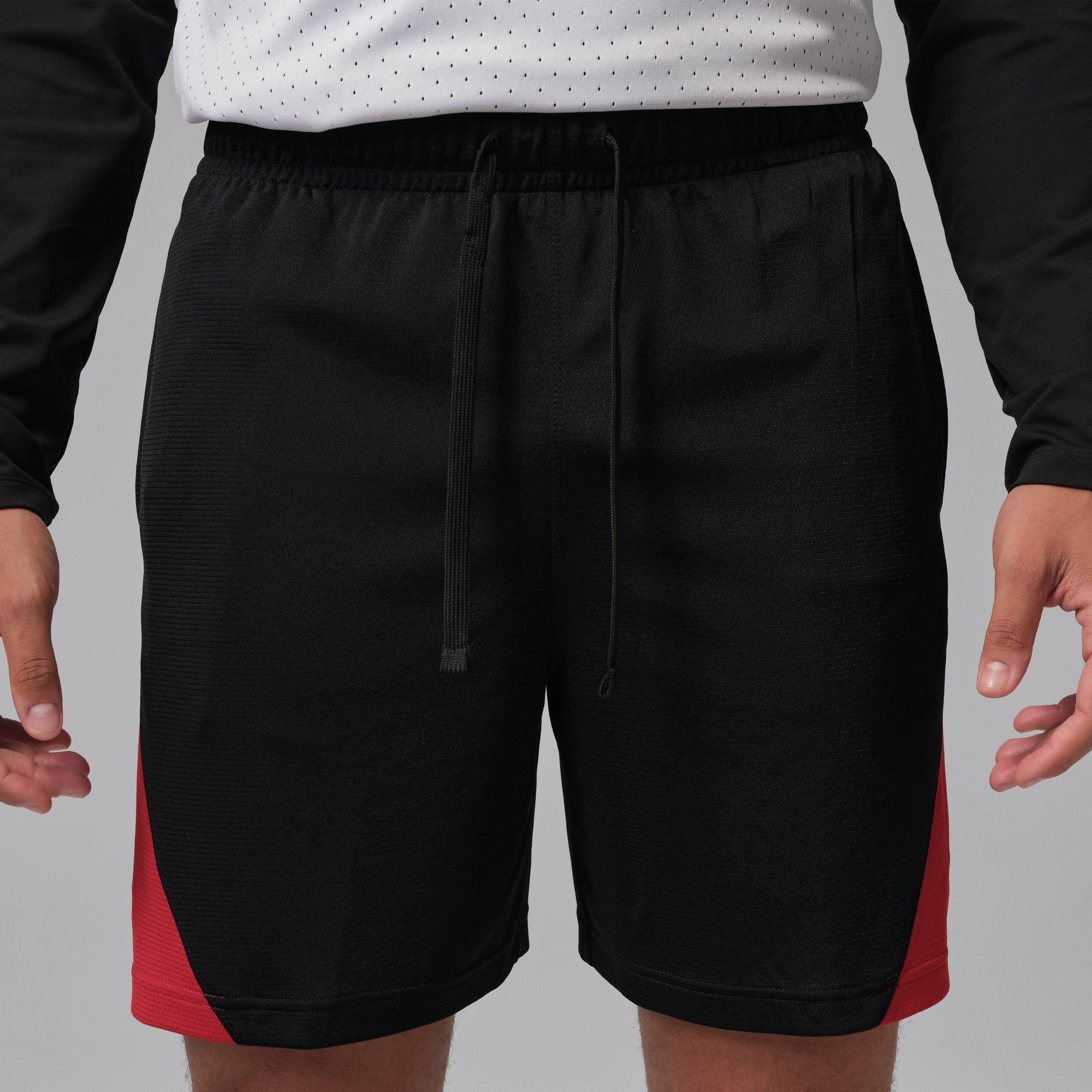 Black/Red/White - Nike - Men's Basketball Shorts - 1
