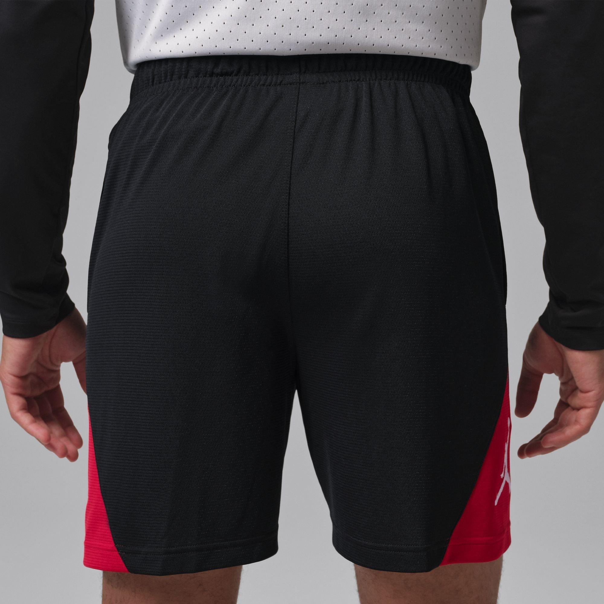 Black/Red/White - Nike - Men's Basketball Shorts - 4