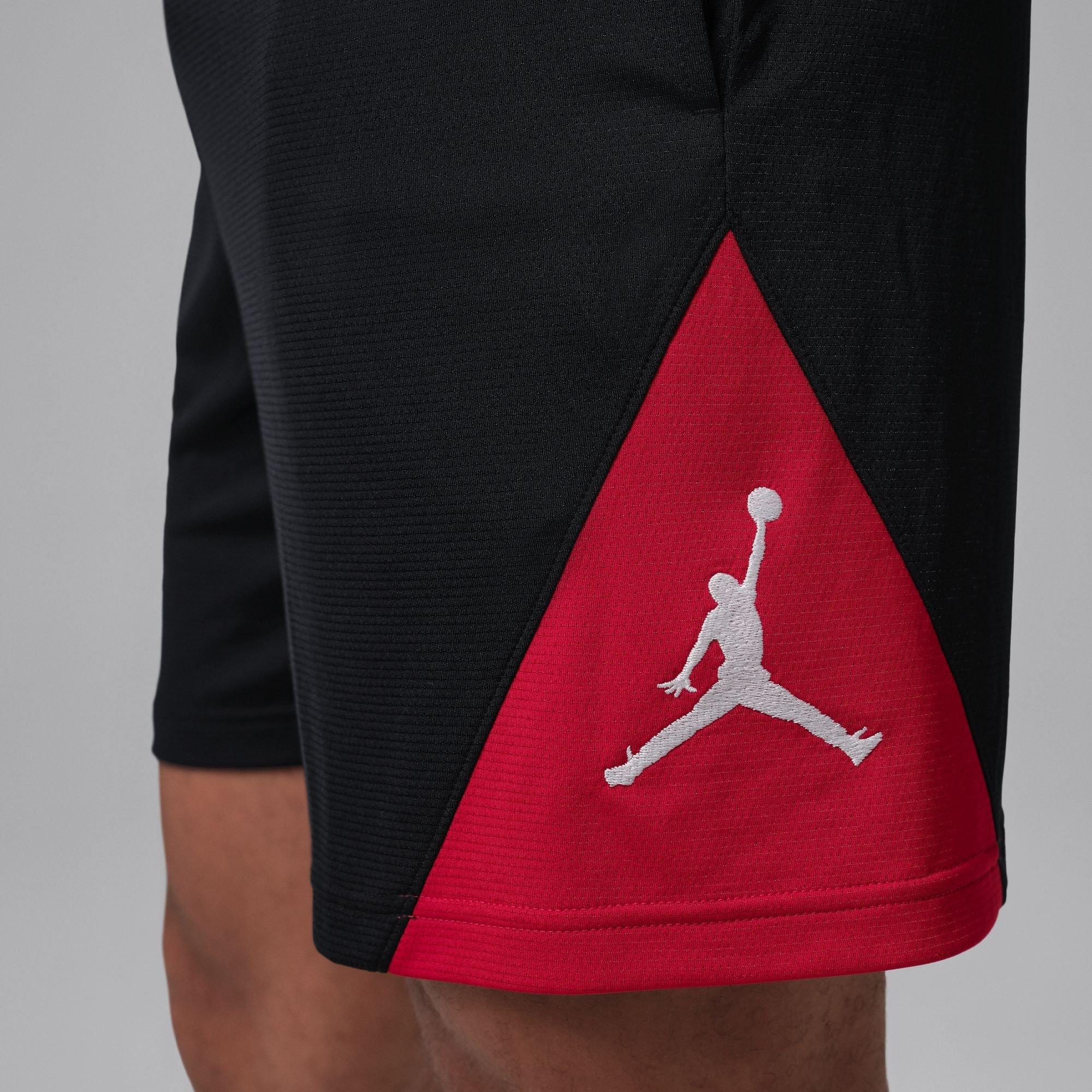 Black/Red/White - Nike - Men's Basketball Shorts - 6