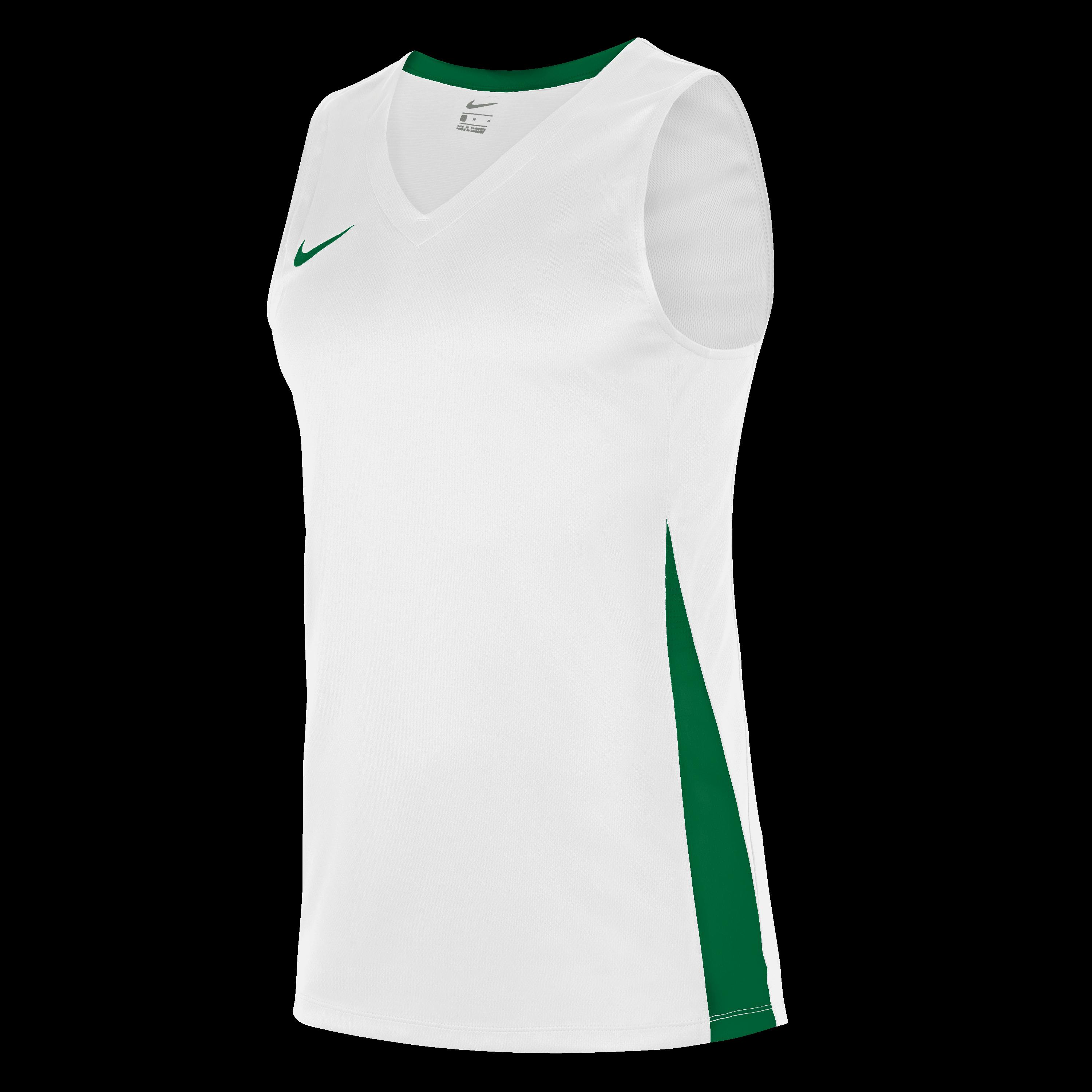 Nike Men's Performance Basketball Jersey - Wht/Pine Green - 3XL