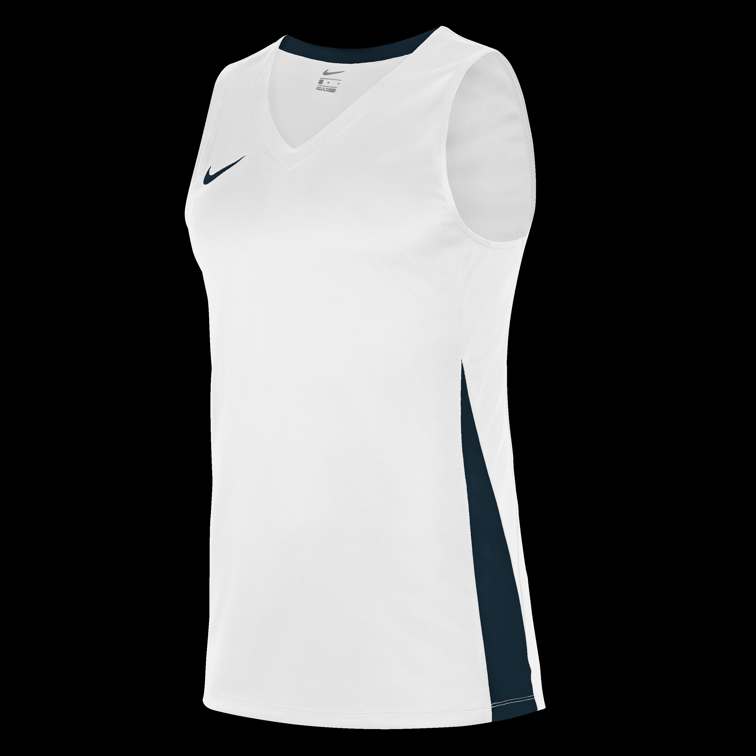 Nike Men's Performance Basketball Jersey - White/Obsidian - XL