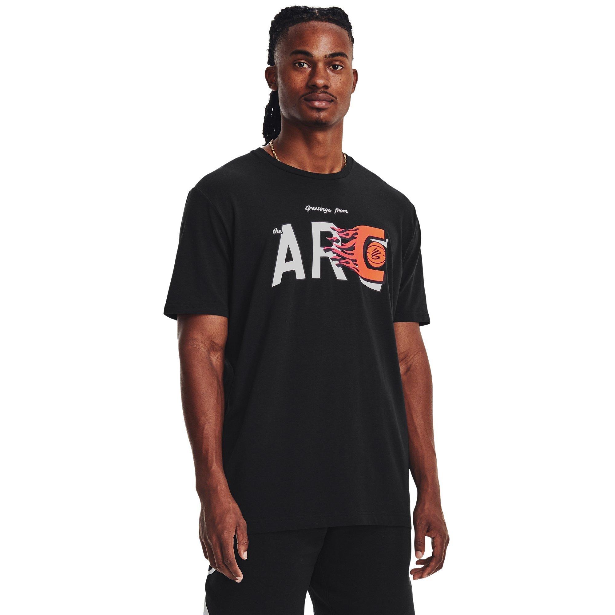 Schwarz/Weiß - Under Armour - Armour Ua Curry Arc Ss T-Shirt Mens - 2