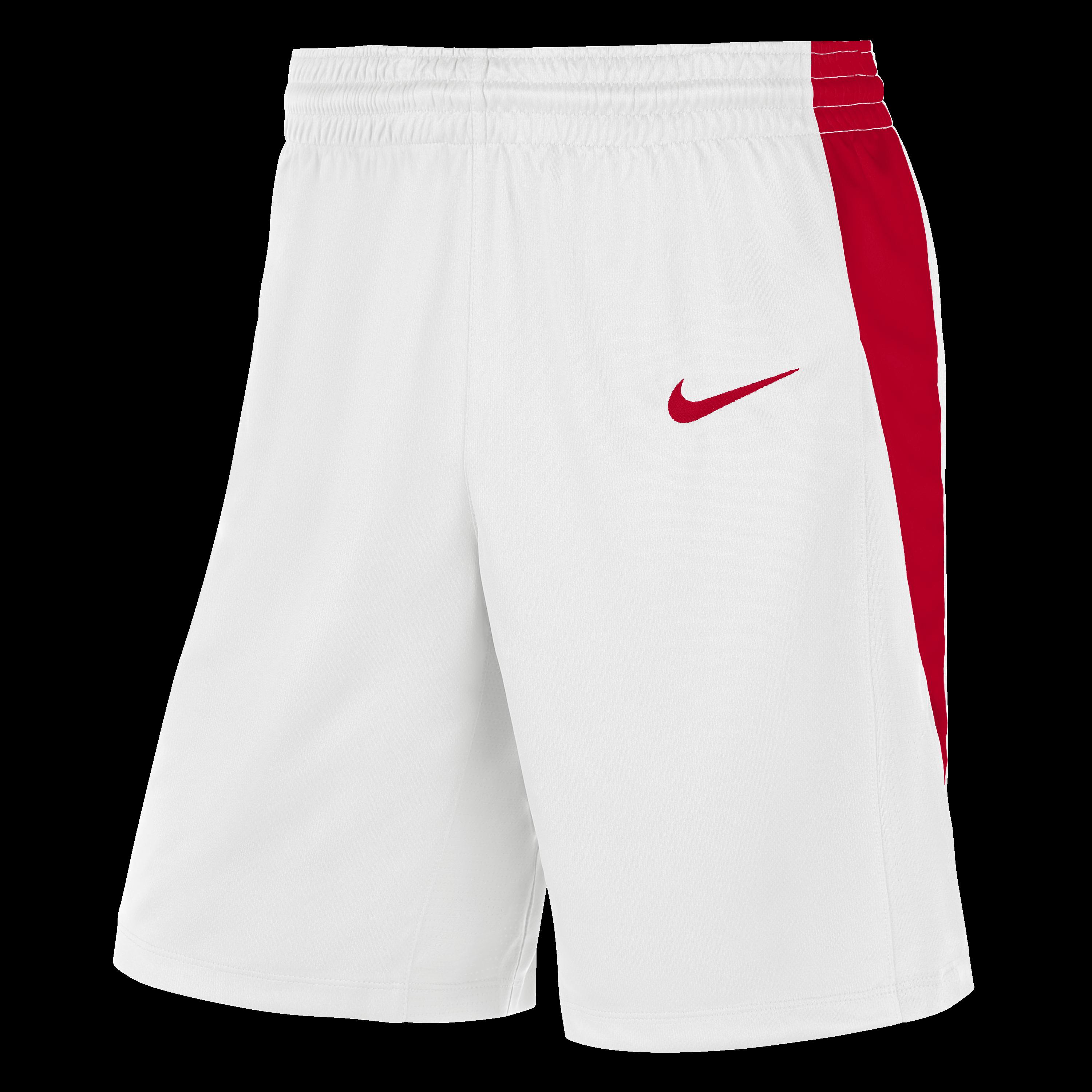 Nike Men's Basketball Shorts - White/Uni Red - L