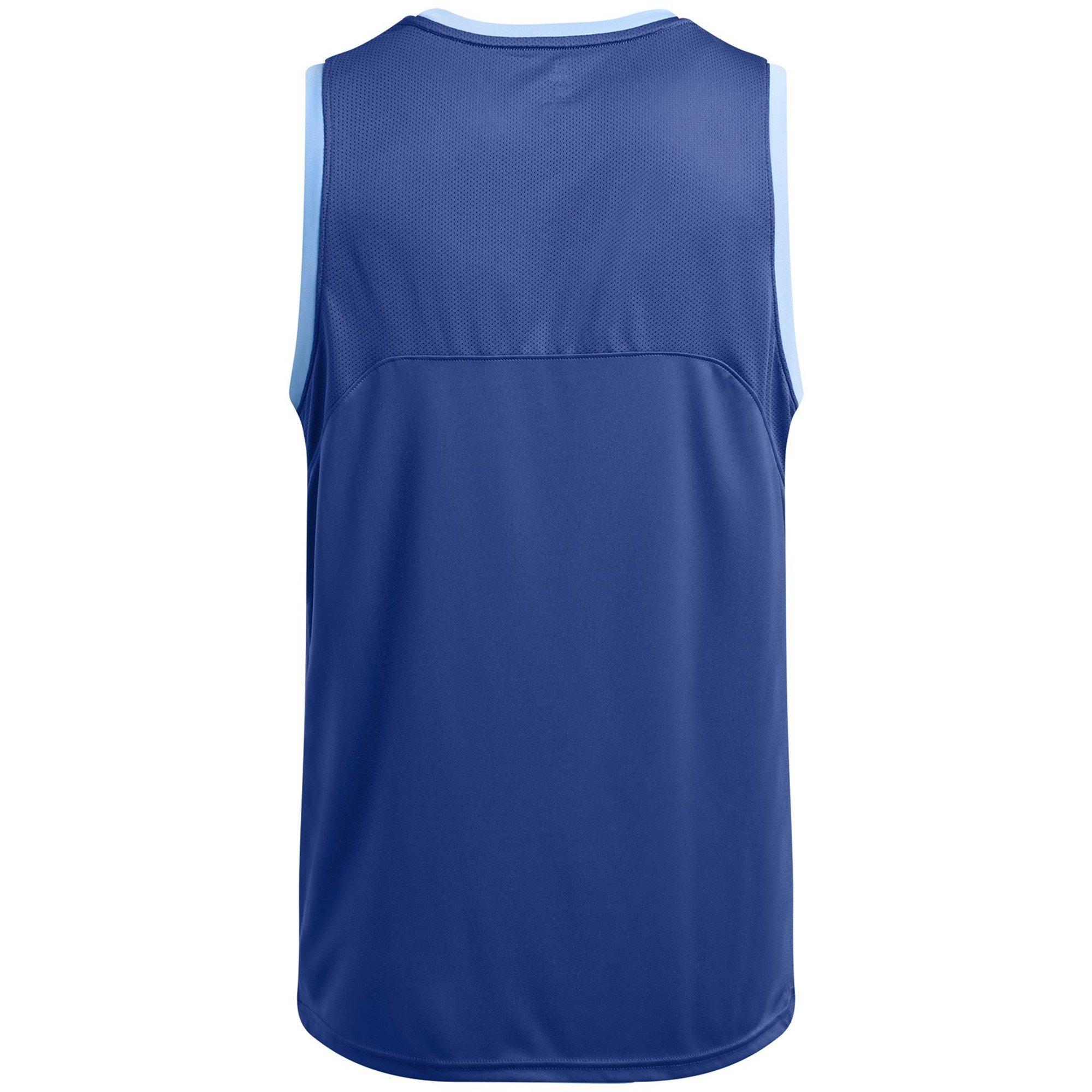 Azul - Under Armour - Baseline Performance Basketball Shirt Mens - 2