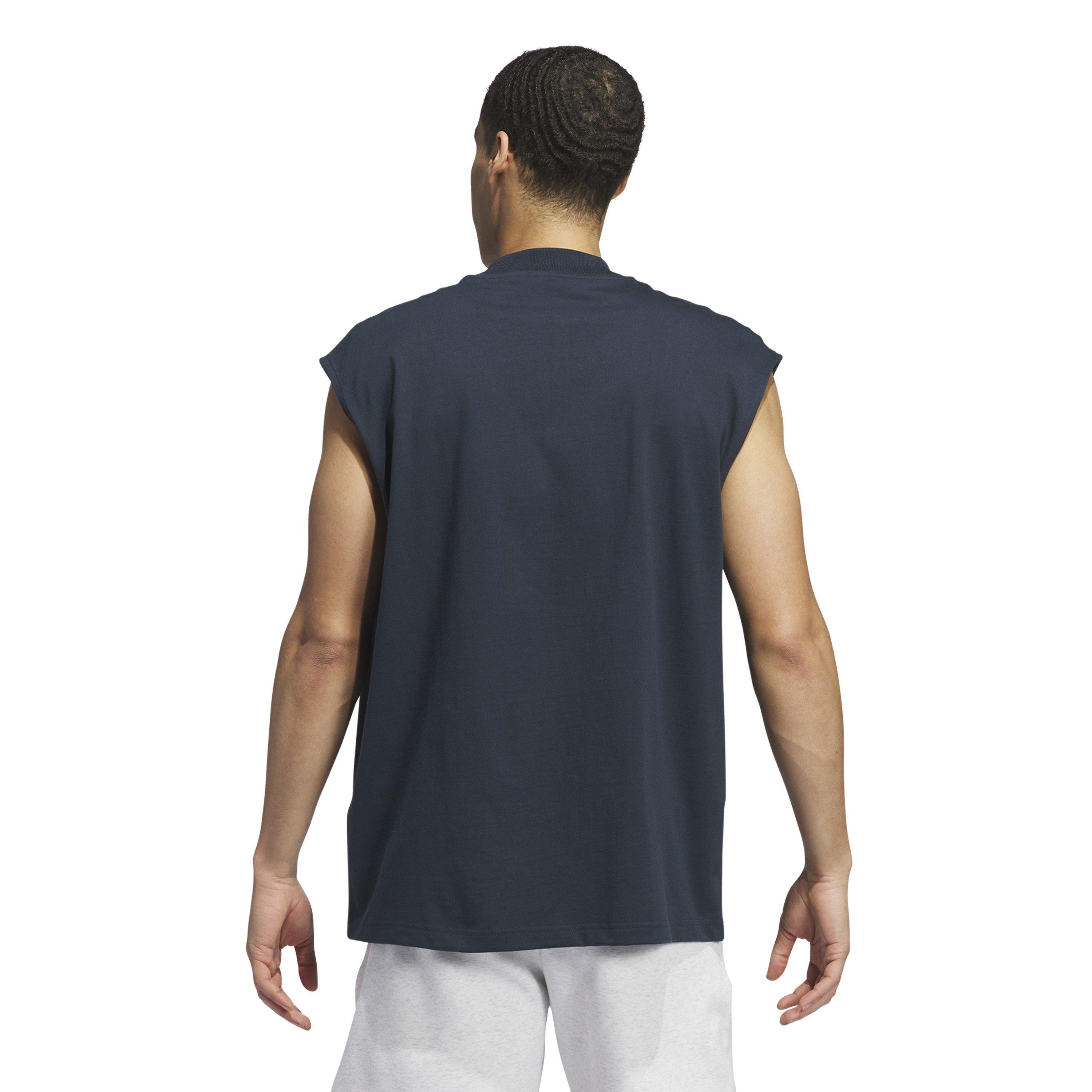 Navy - adidas - Adi Bb Sl Tee T-Shirt Mens - 6