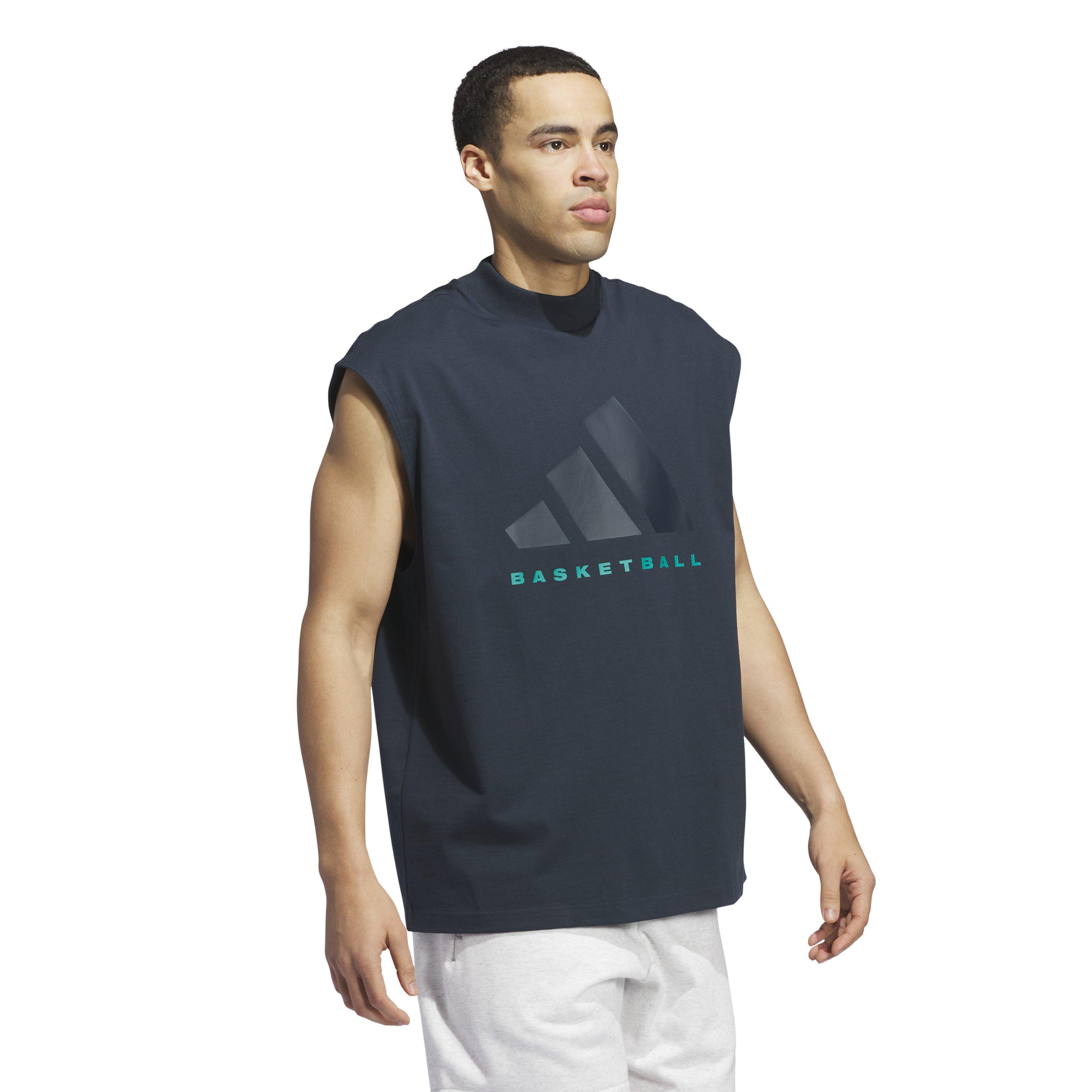 Navy - adidas - Adi Bb Sl Tee T-Shirt Mens - 7