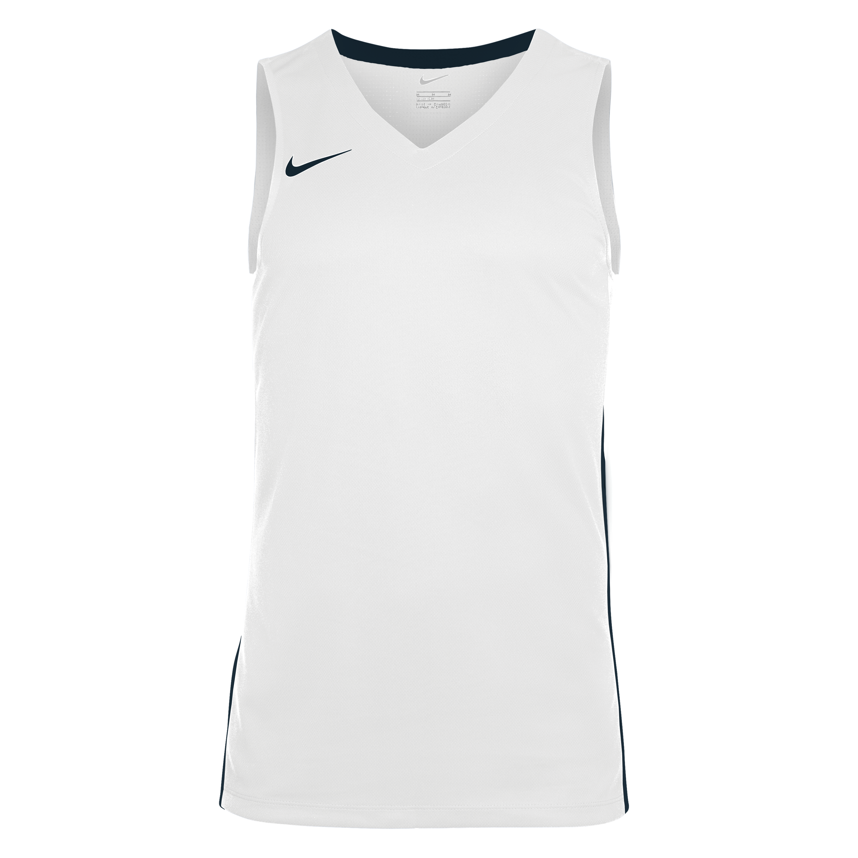 White/Black - Nike - Men's Performance Basketball Jersey - 2