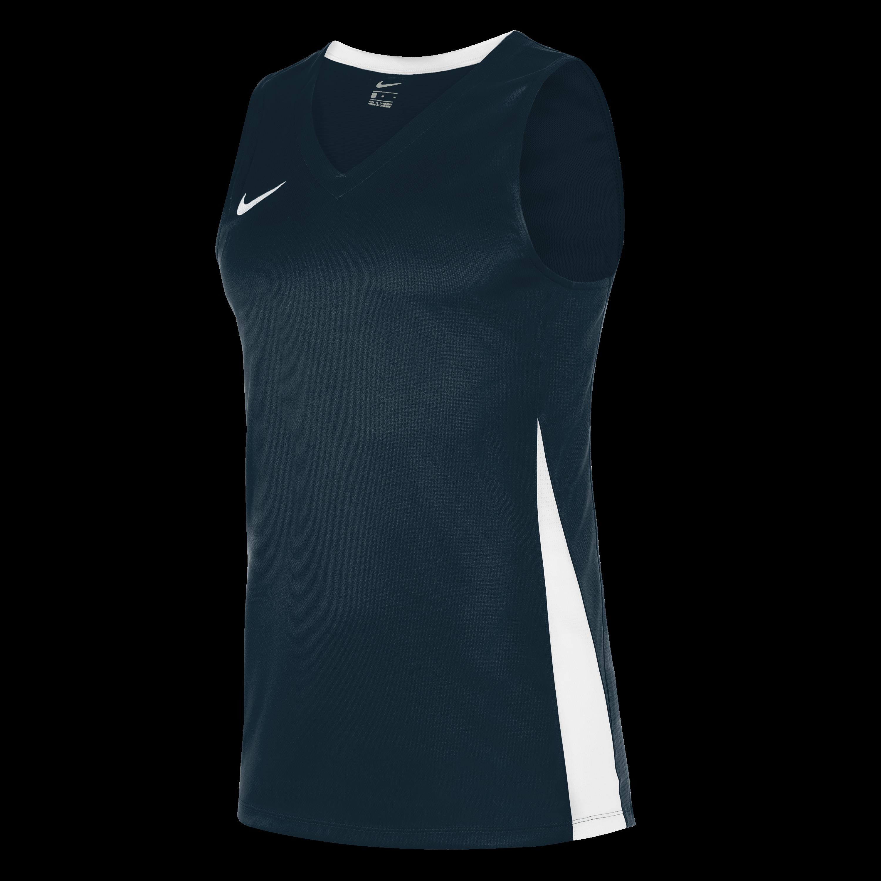 Nike Men's Performance Basketball Jersey - Obsidian/White - XL