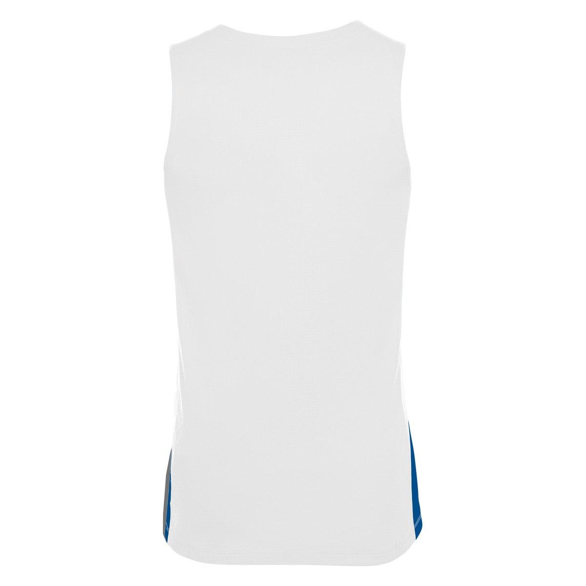 White/Royal - Nike - Men's Performance Basketball Jersey - 4