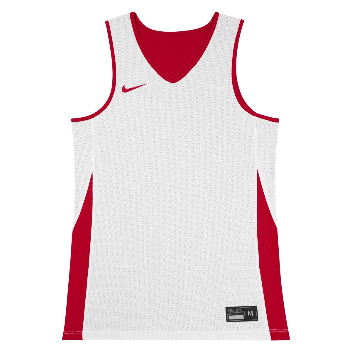 Red/White - Nike - Men's Performance Basketball Jersey - 9