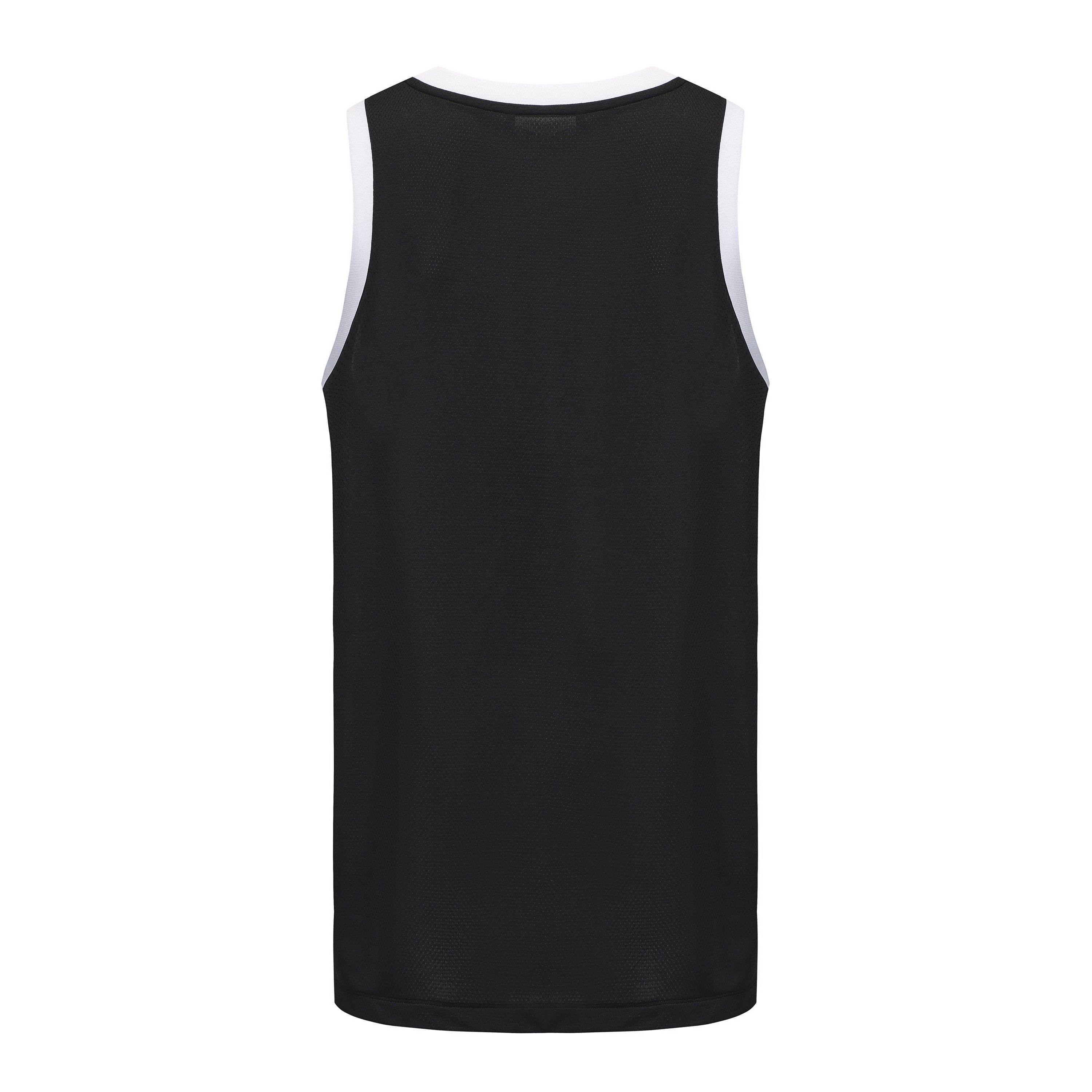 Zwart/Wit - Everlast - Basketball Performance Vest Mens - 3