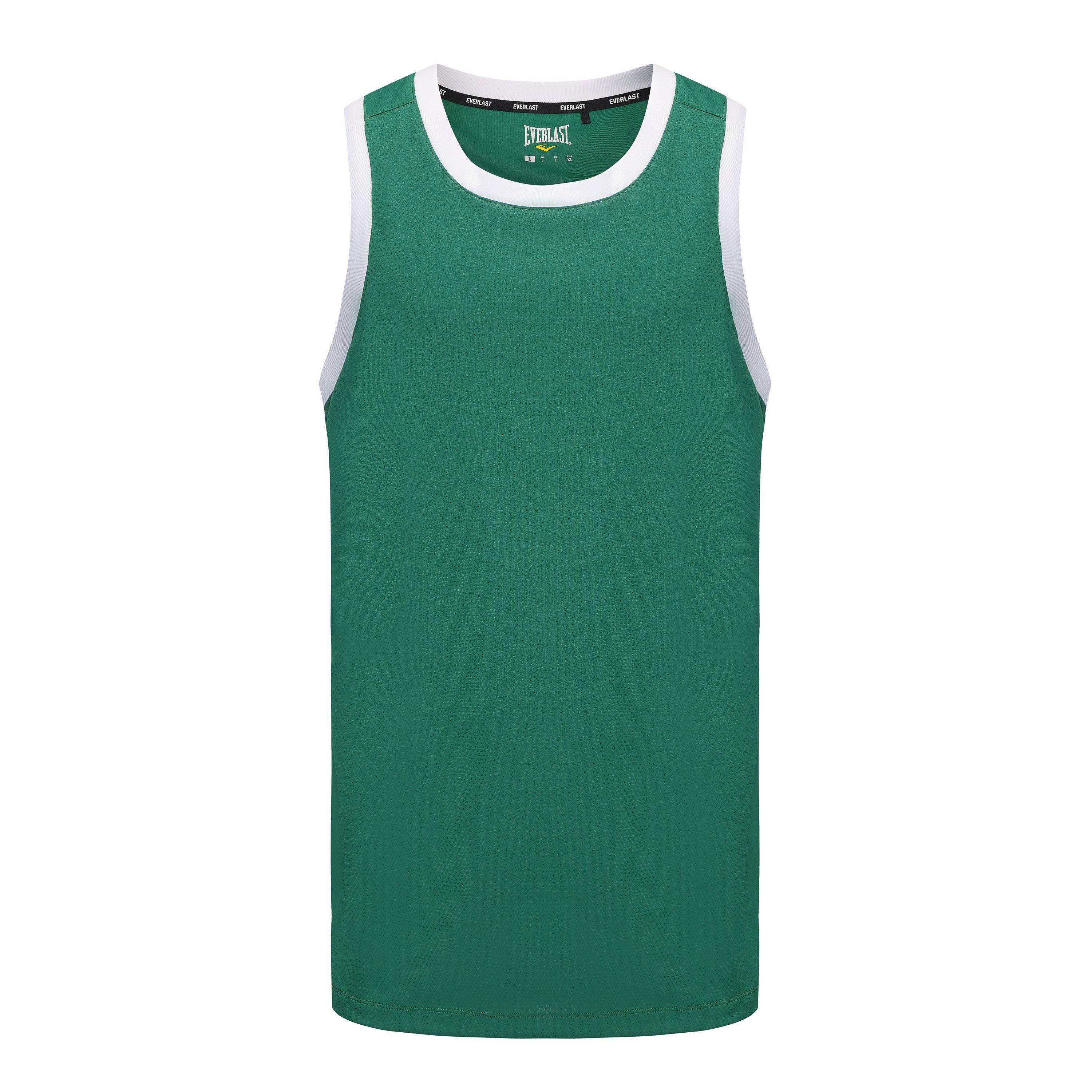 Everlast Men's Basketball Performance Vest - Green/White - S