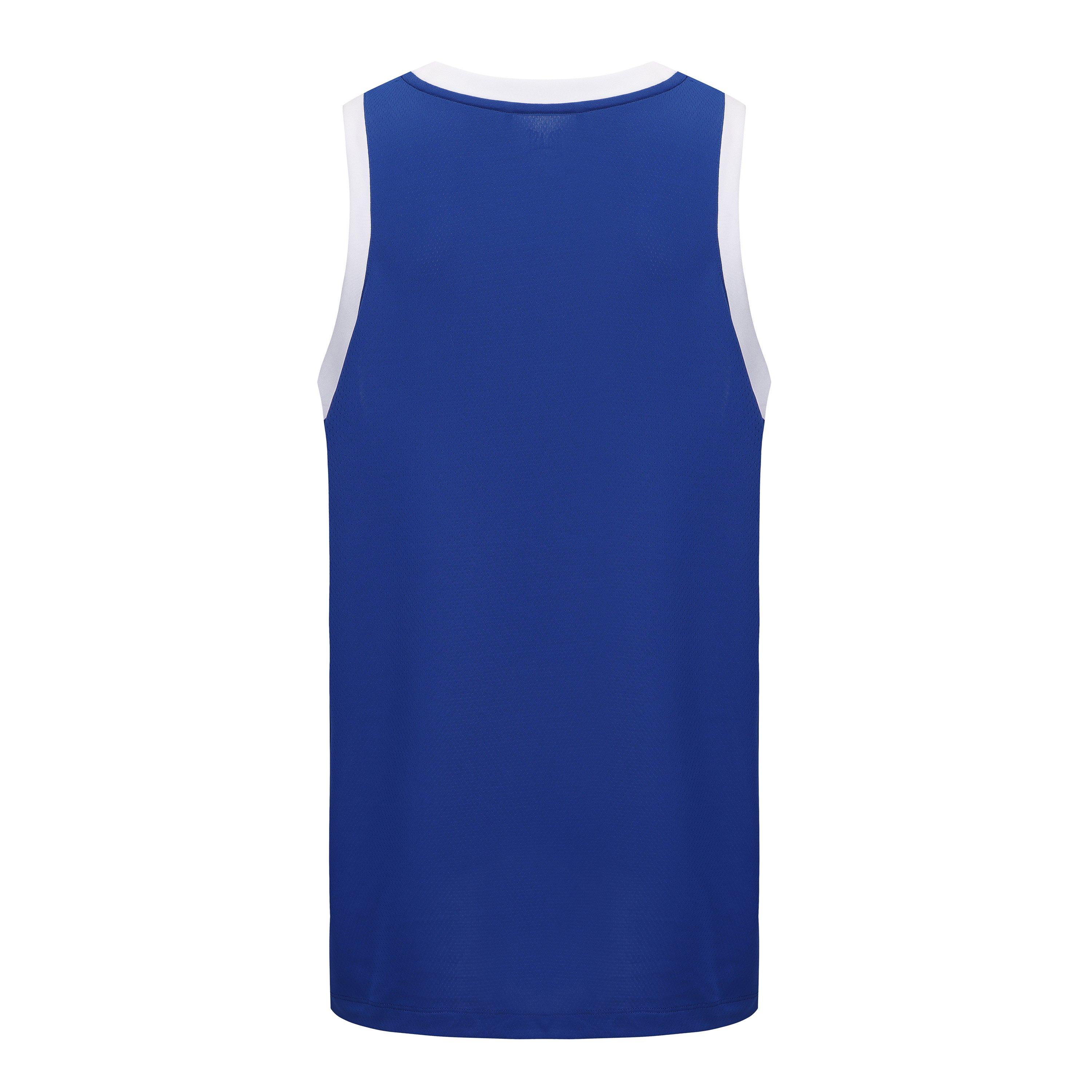 Blue/White - Everlast - Basketball Performance Vest Mens - 3