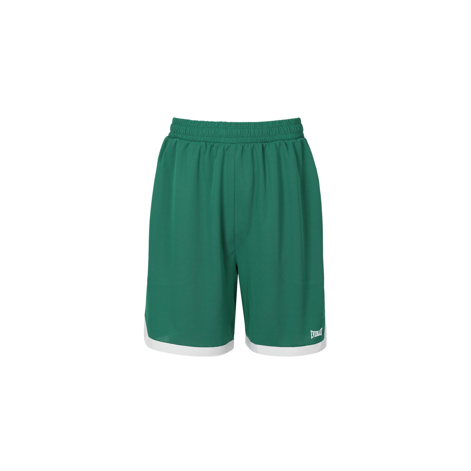 Everlast Men's Basketball Shorts - Green/White - S