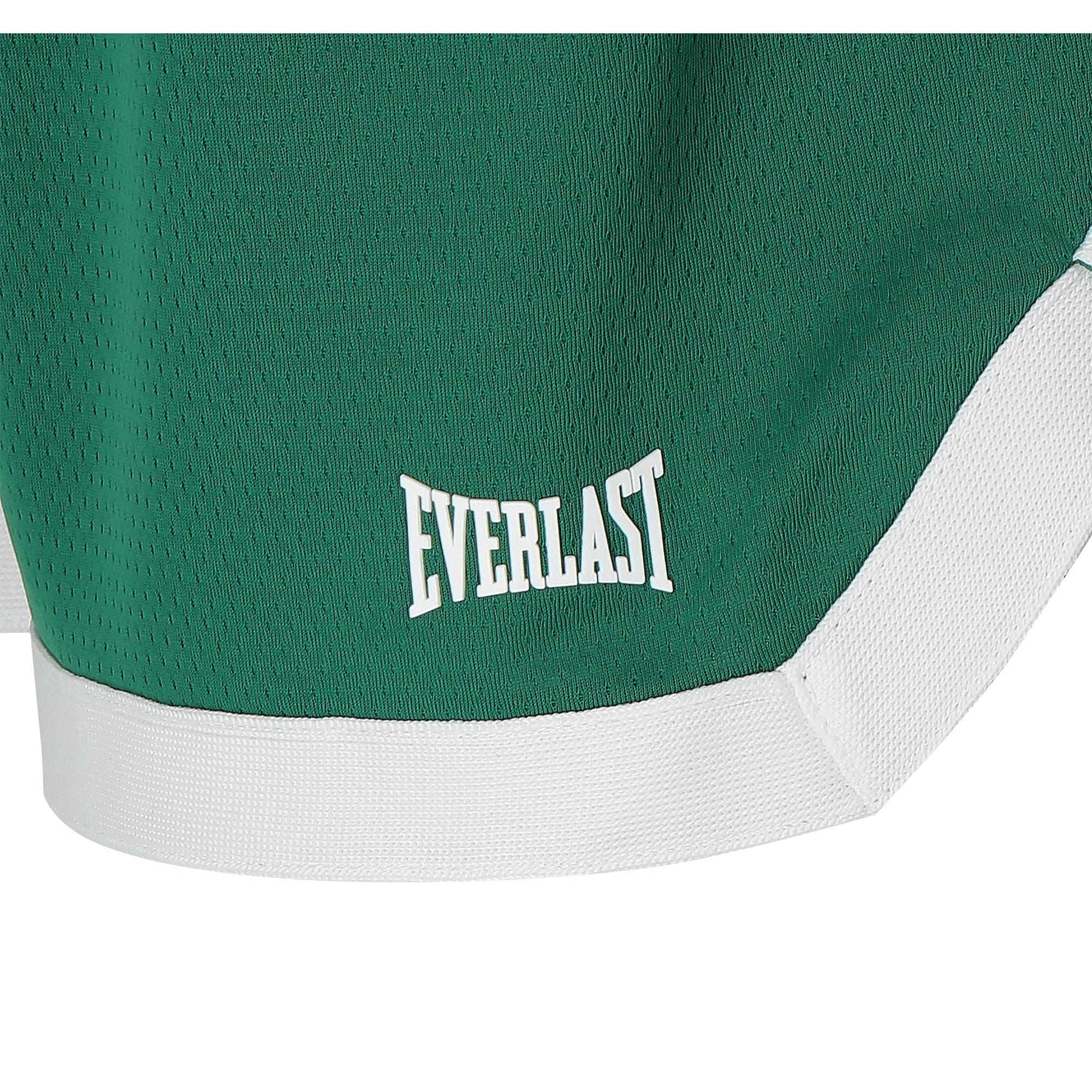 Green/White - Everlast - Basketball Shorts Mens - 4