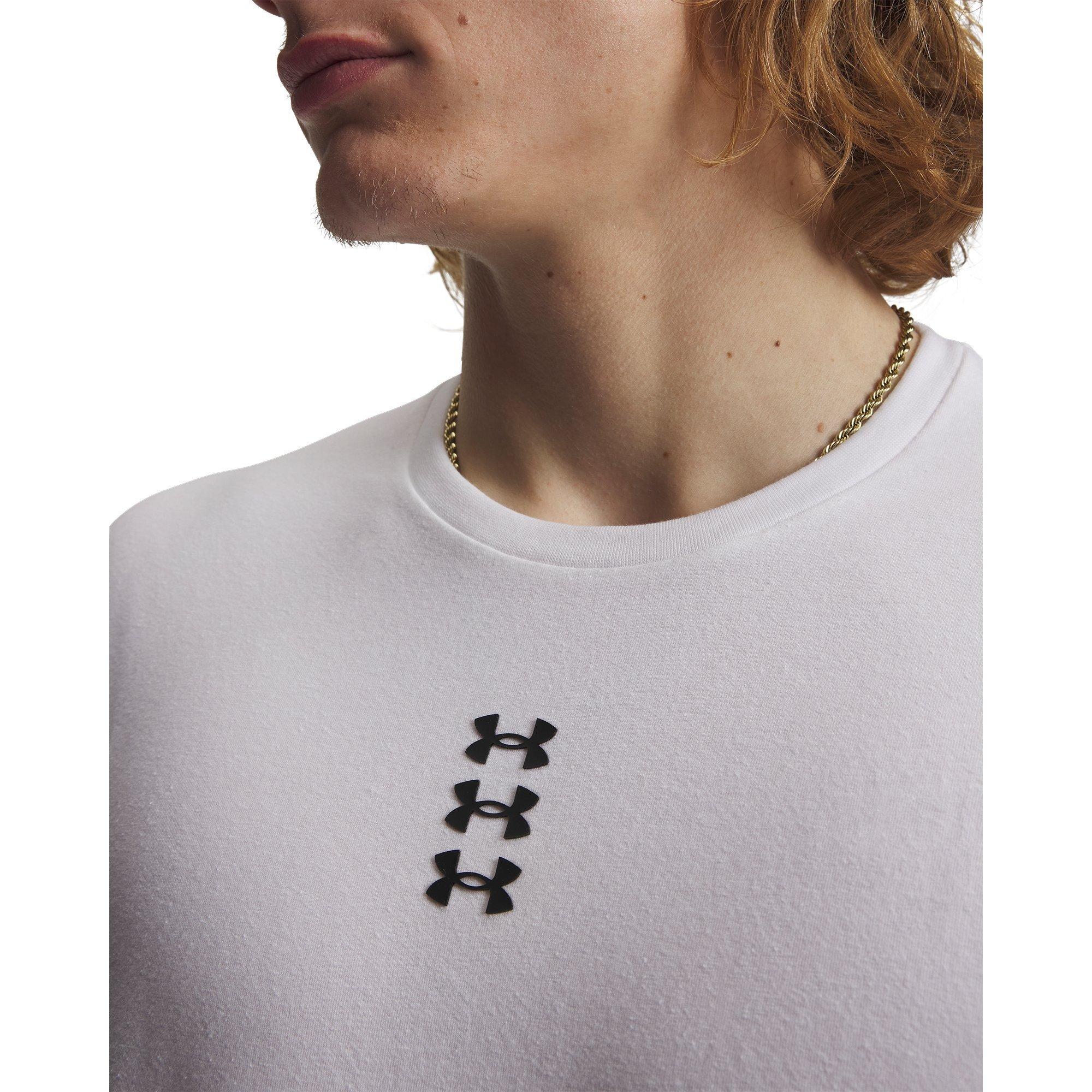 White/Black - Under Armour - UA Triple Logo Tee Sn63 - 3