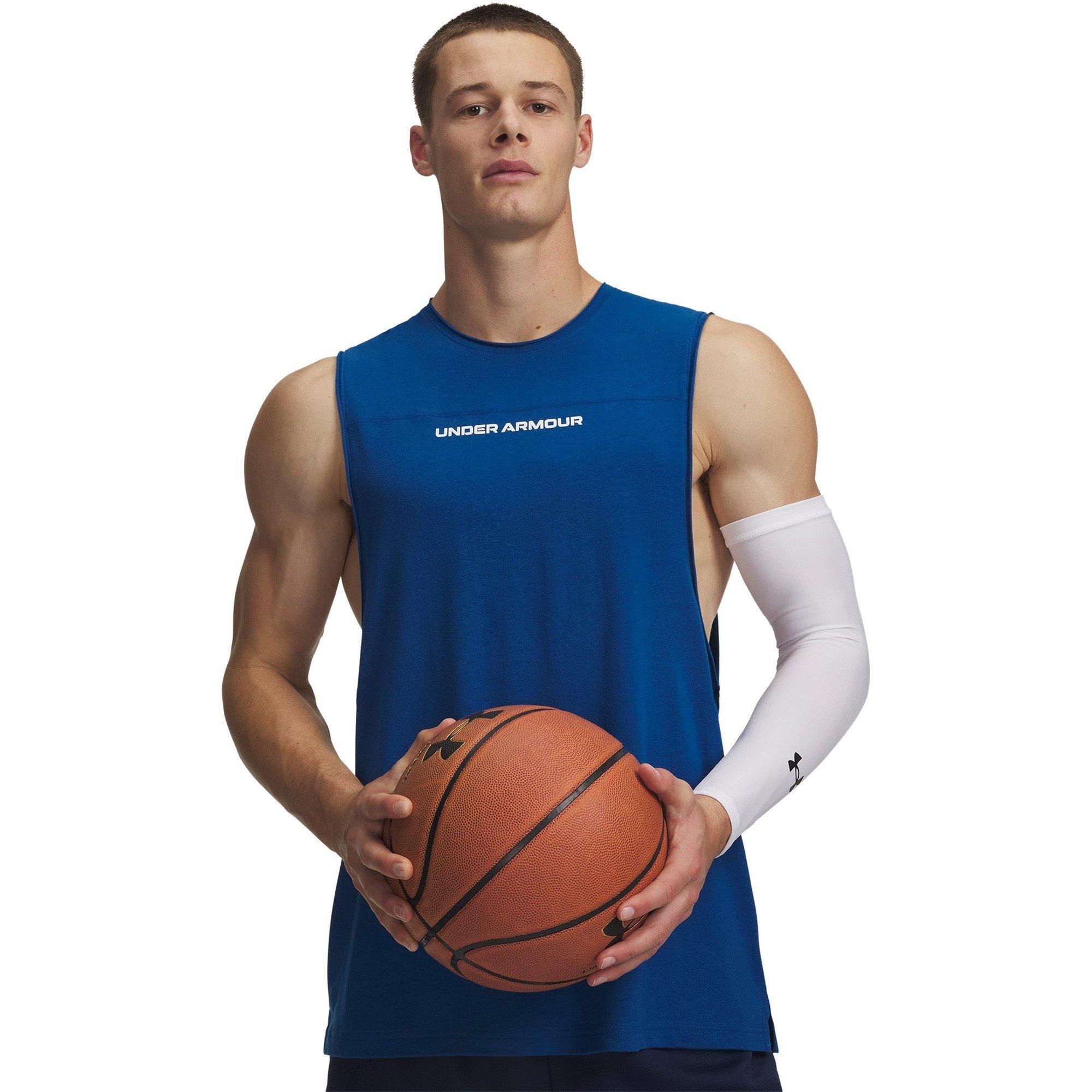 Blue/White - Under Armour - Men's Performance Basketball Jersey - 1