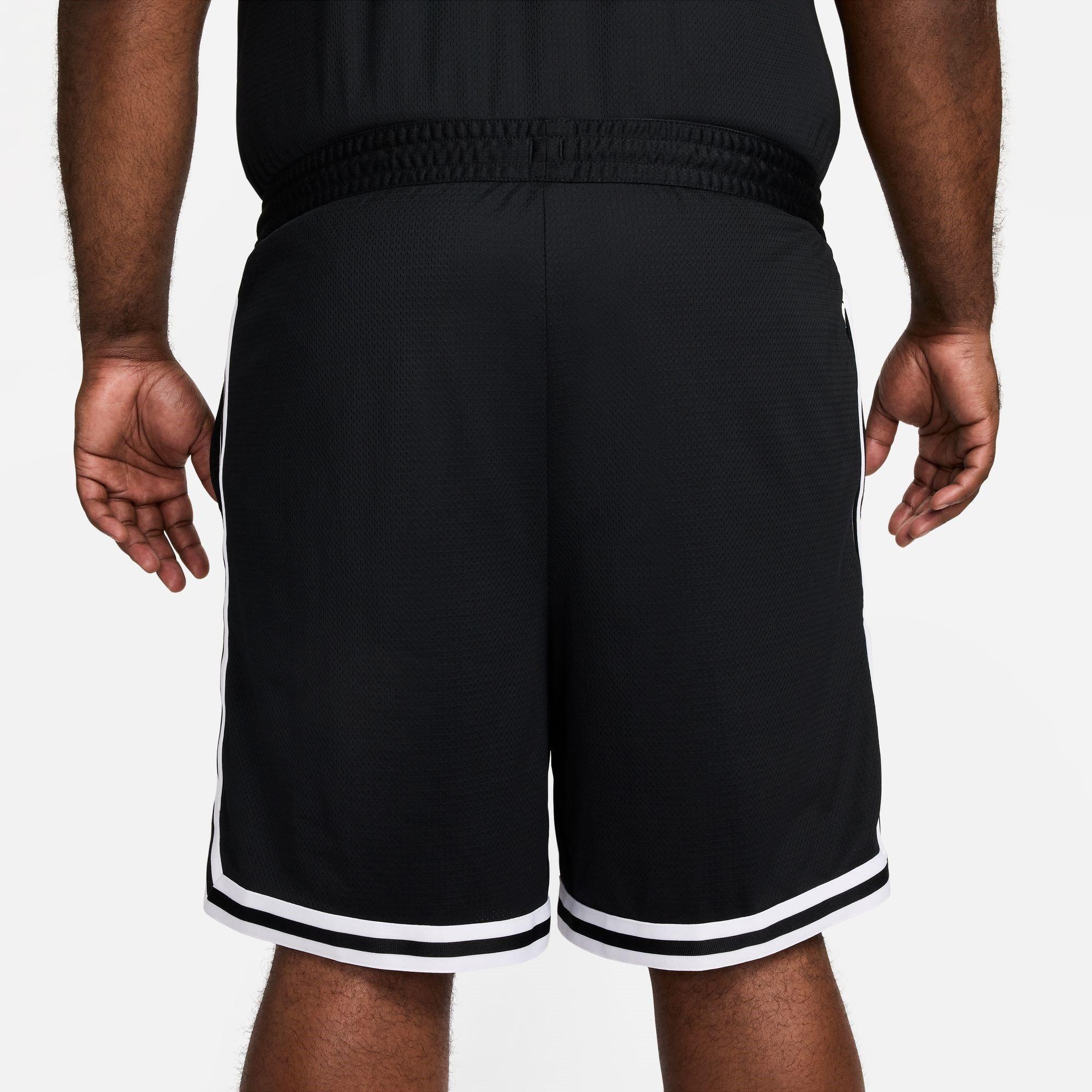 Black/White - Nike - DNA Dri-FIT 8 Basketball Shorts Mens - 12