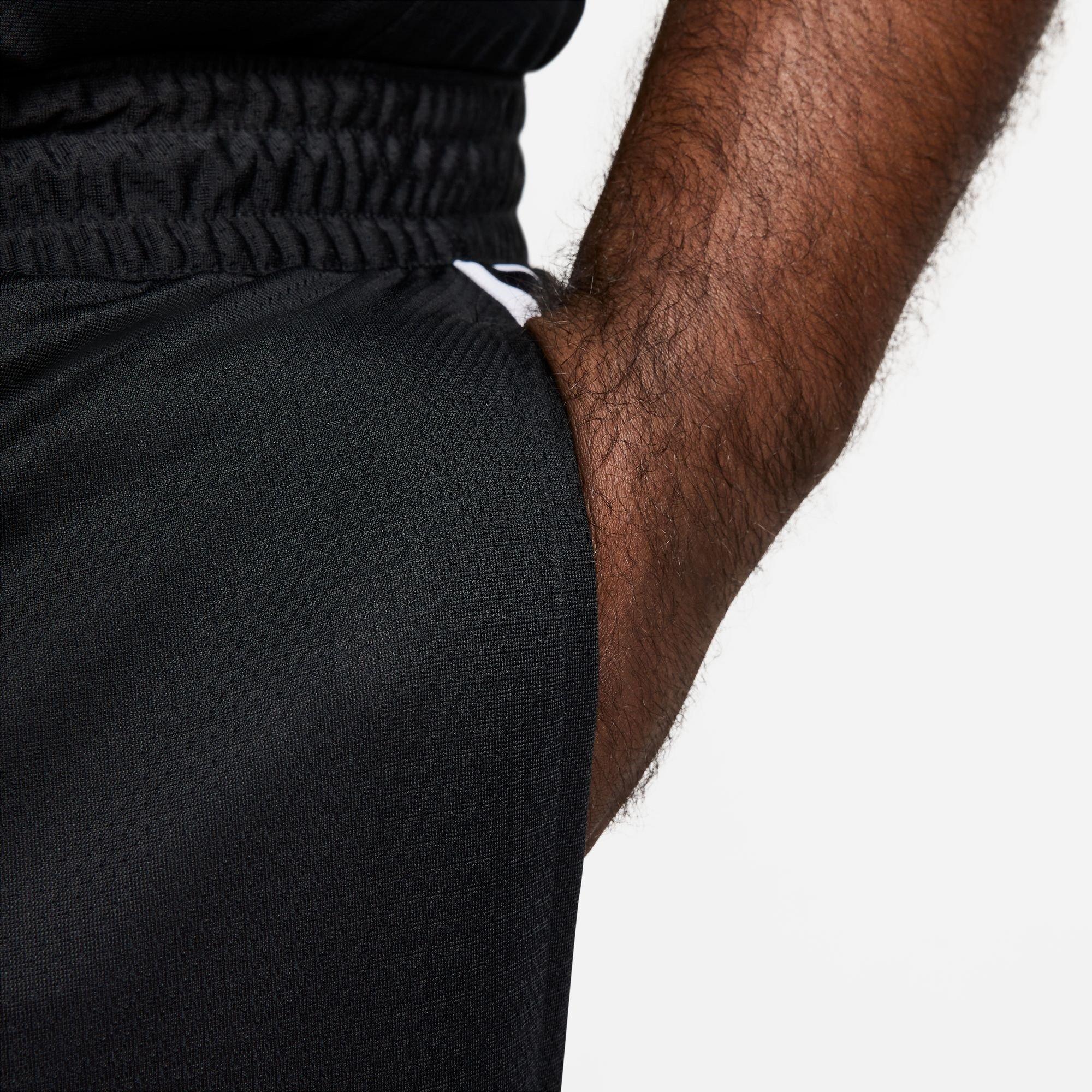 Black/White - Nike - DNA Dri-FIT 8 Basketball Shorts Mens - 14
