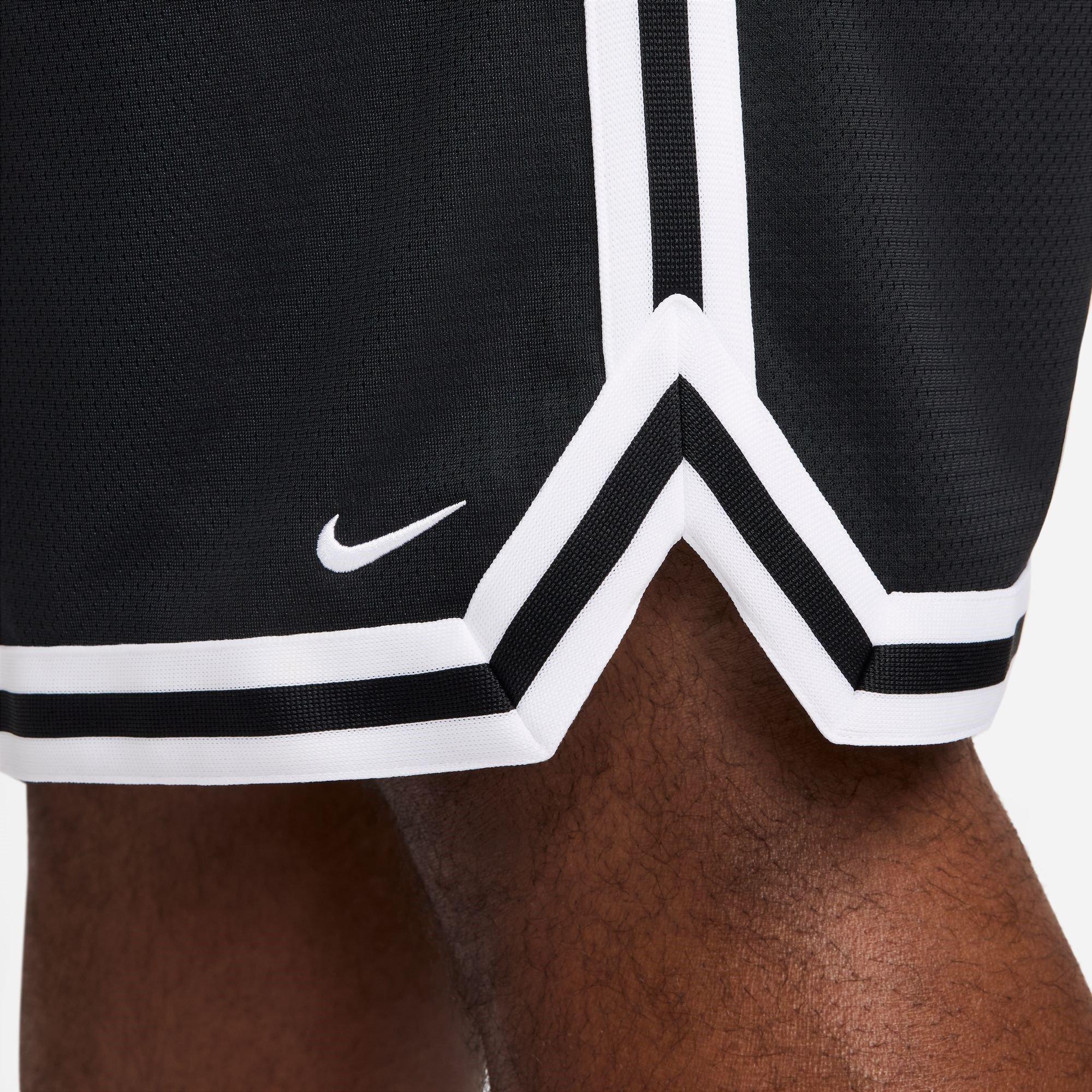 Black/White - Nike - DNA Dri-FIT 8 Basketball Shorts Mens - 16