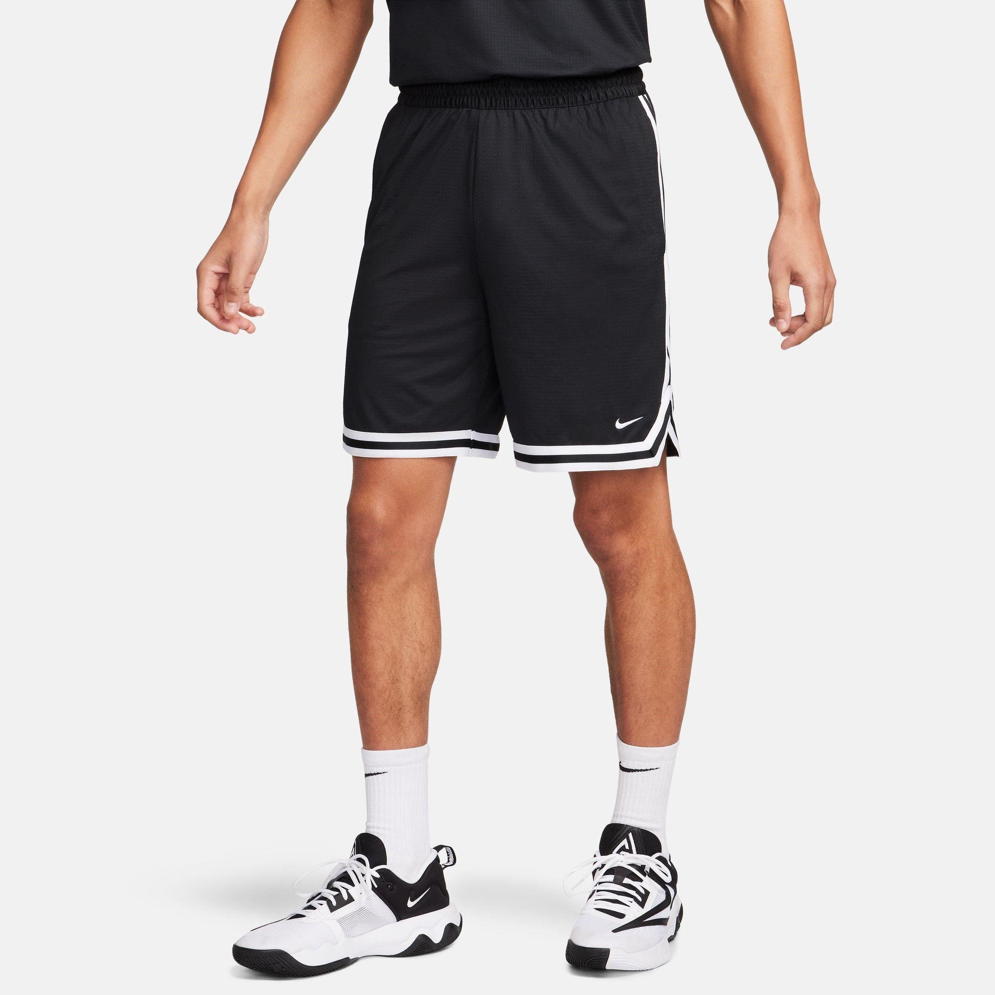 Black/White - Nike - DNA Dri-FIT 8 Basketball Shorts Mens - 3