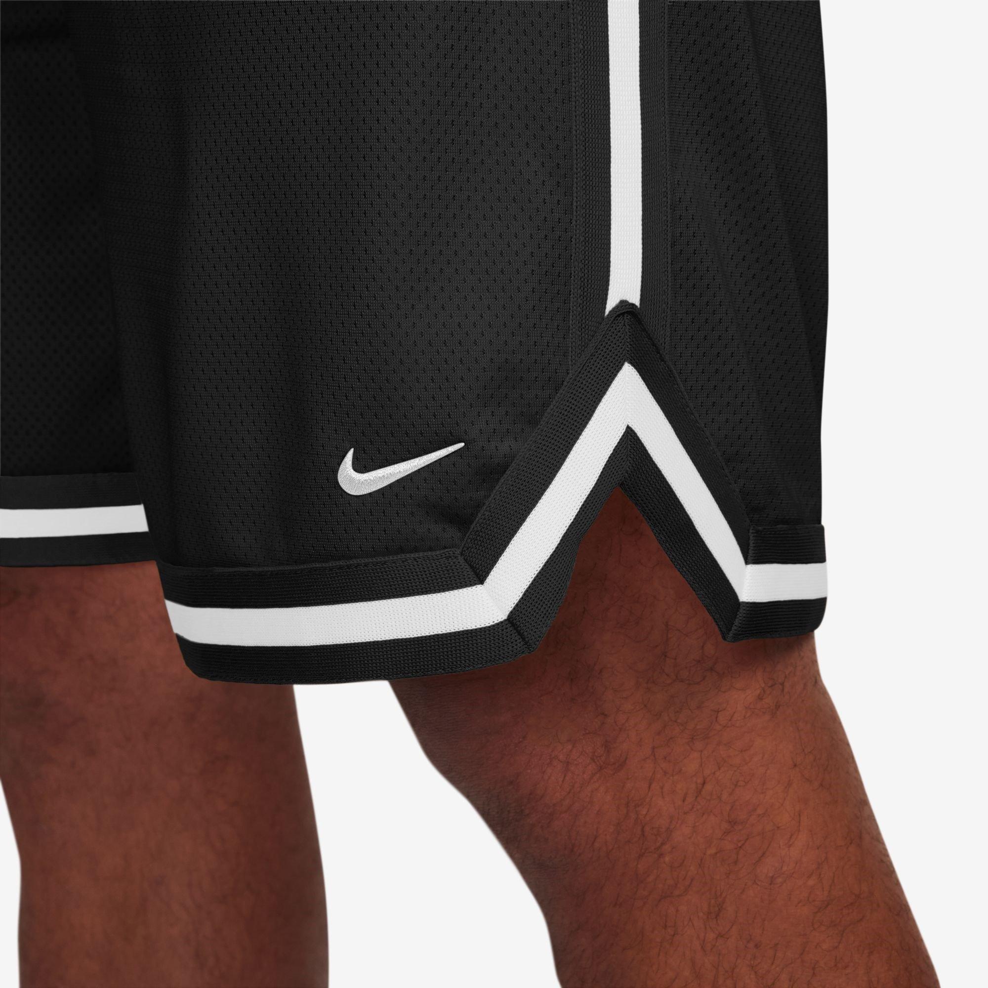 Black/White - Nike - DNA Dri-FIT 8 Basketball Shorts Mens - 4