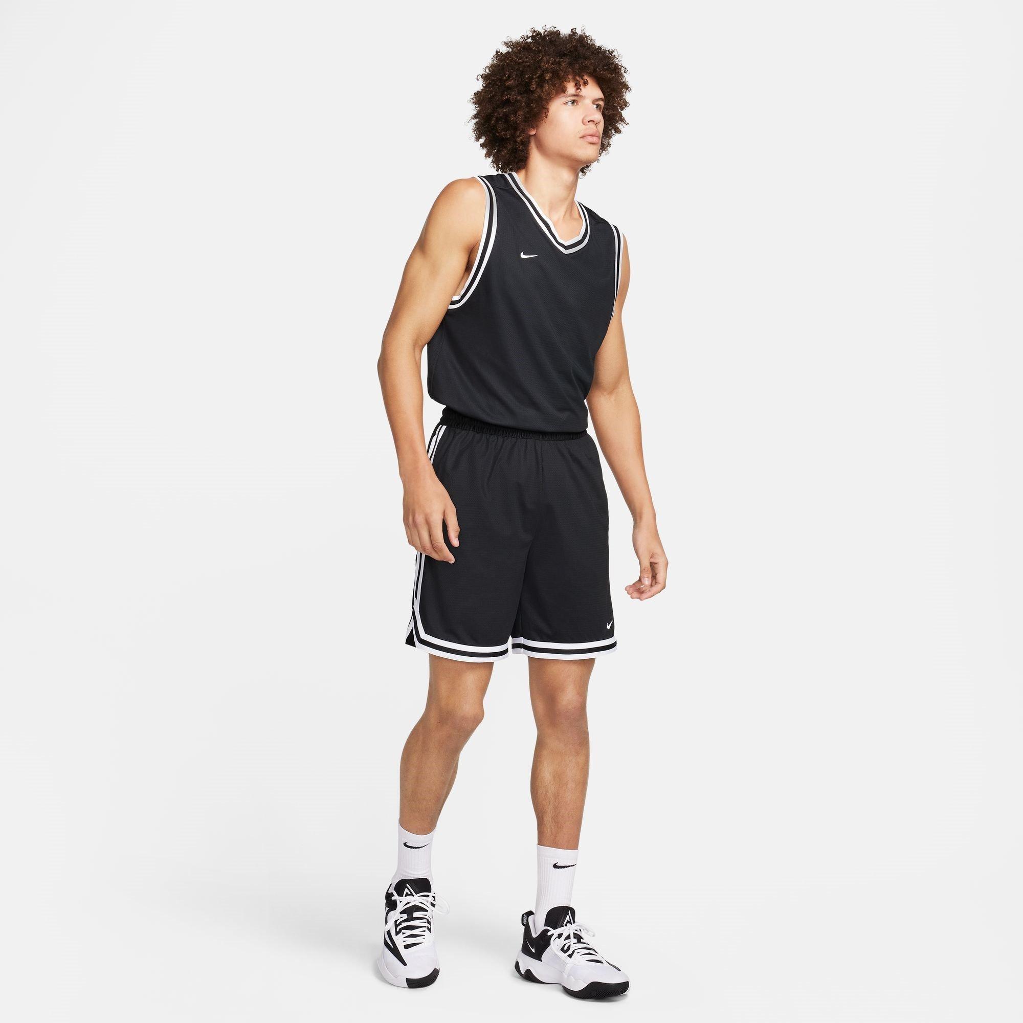 Black/White - Nike - DNA Dri-FIT 8 Basketball Shorts Mens - 7
