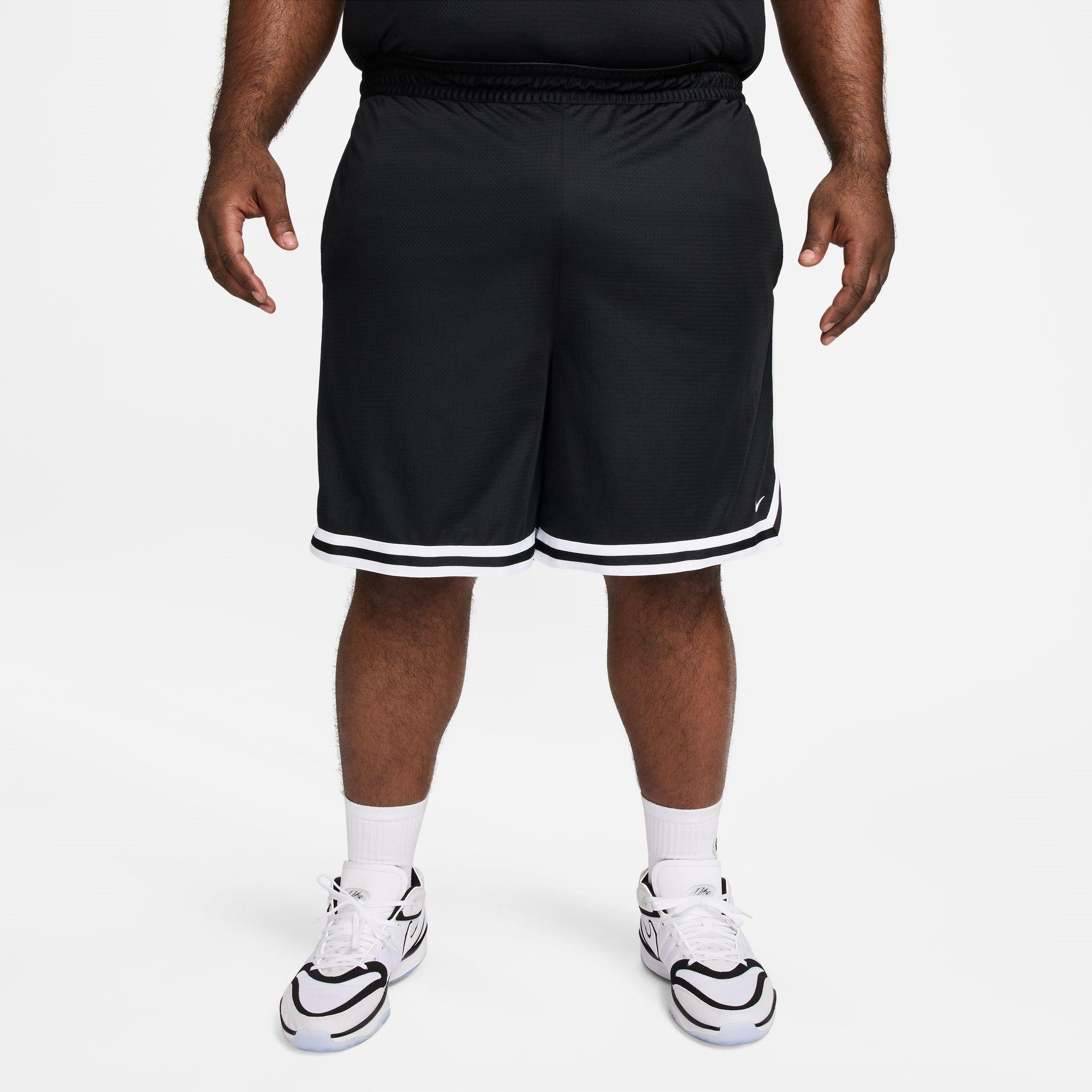 Black/White - Nike - DNA Dri-FIT 8 Basketball Shorts Mens - 10