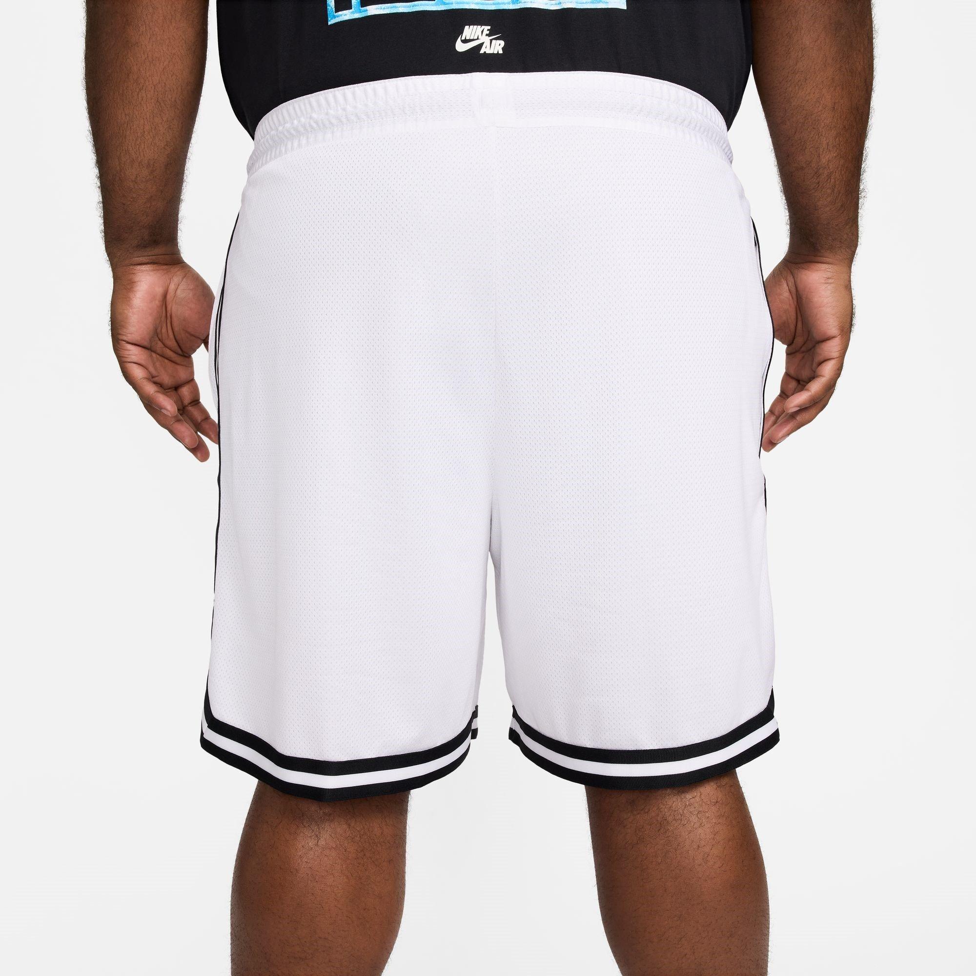 White/Black - Nike - DNA Dri-FIT 8 Basketball Shorts Mens - 11