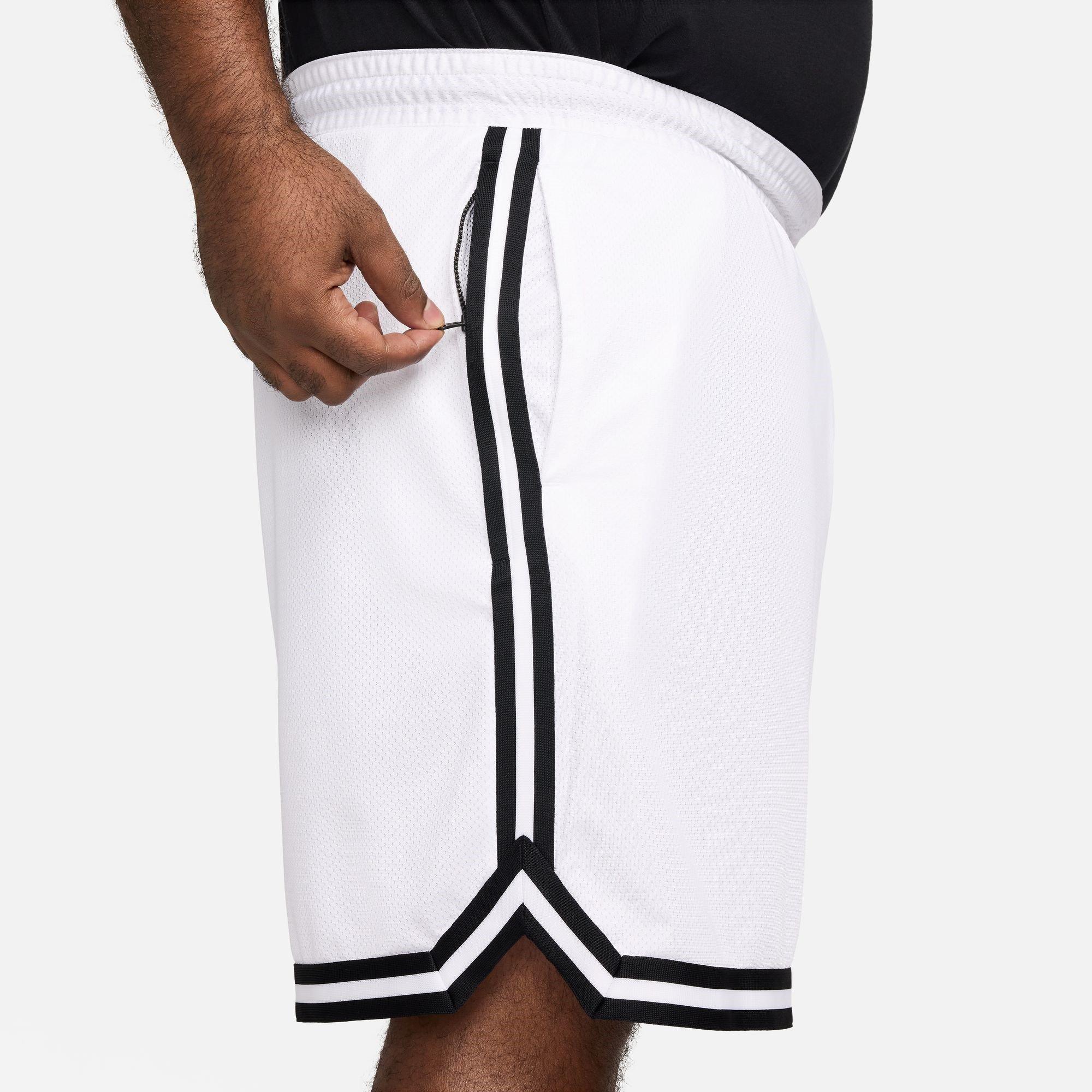 White/Black - Nike - DNA Dri-FIT 8 Basketball Shorts Mens - 13