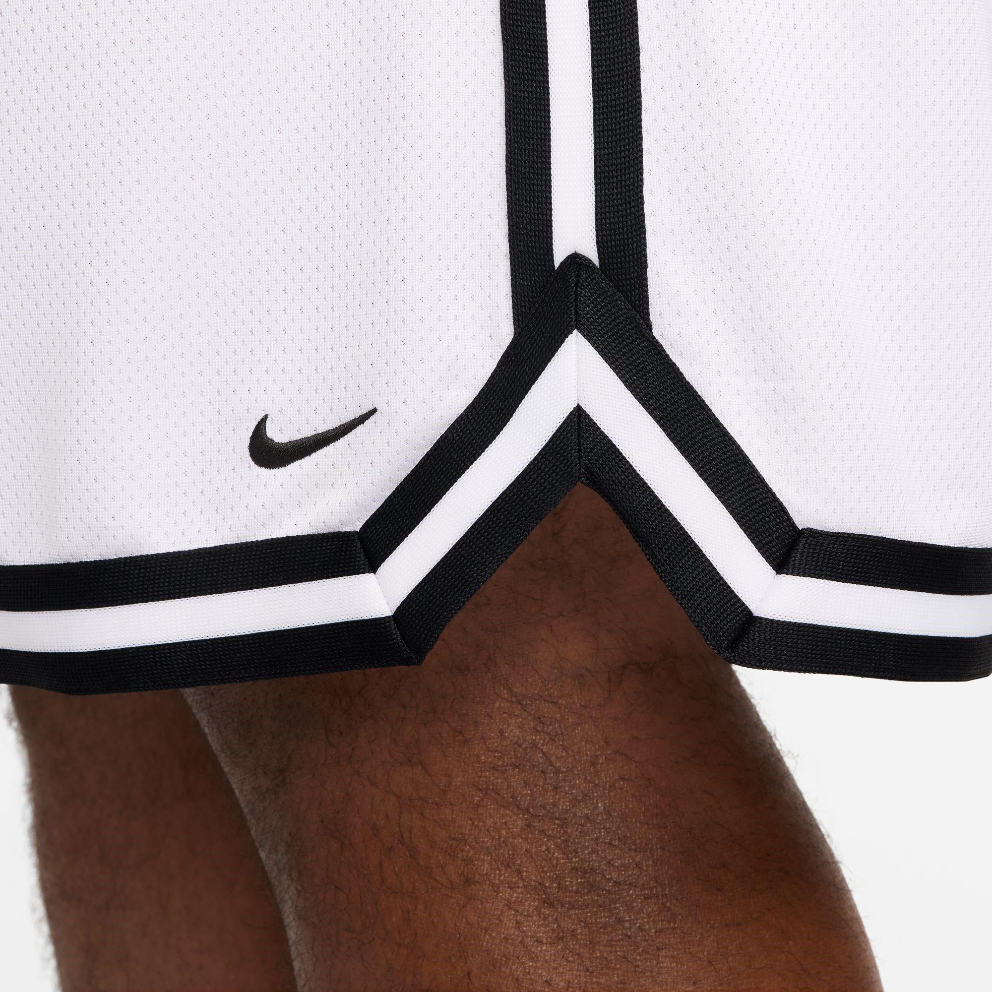 White/Black - Nike - DNA Dri-FIT 8 Basketball Shorts Mens - 15
