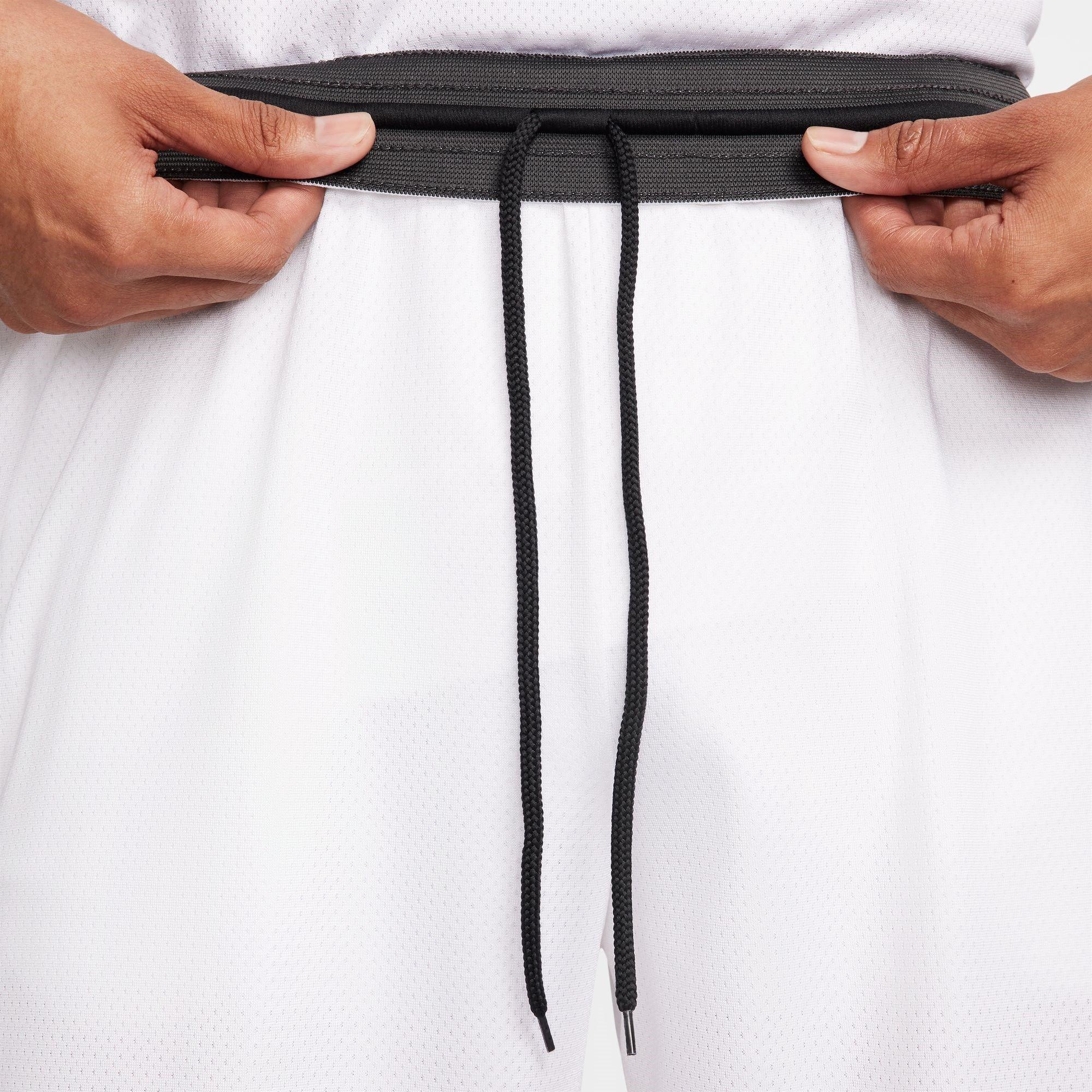 White/Black - Nike - DNA Dri-FIT 8 Basketball Shorts Mens - 5