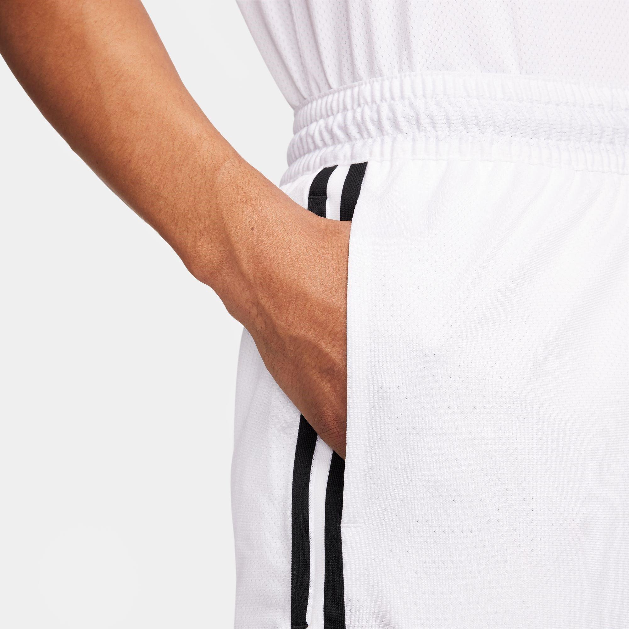 White/Black - Nike - DNA Dri-FIT 8 Basketball Shorts Mens - 6