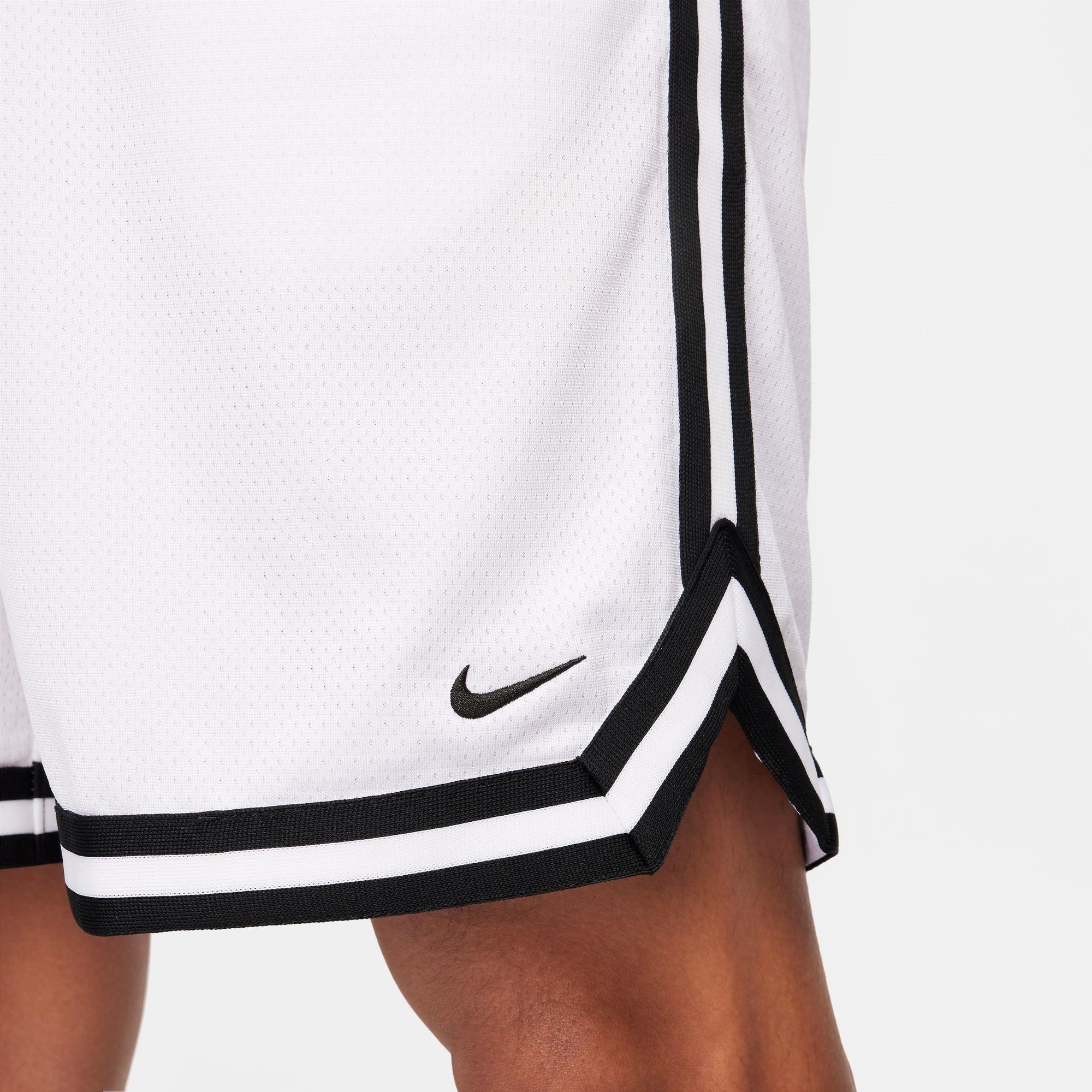 White/Black - Nike - DNA Dri-FIT 8 Basketball Shorts Mens - 8
