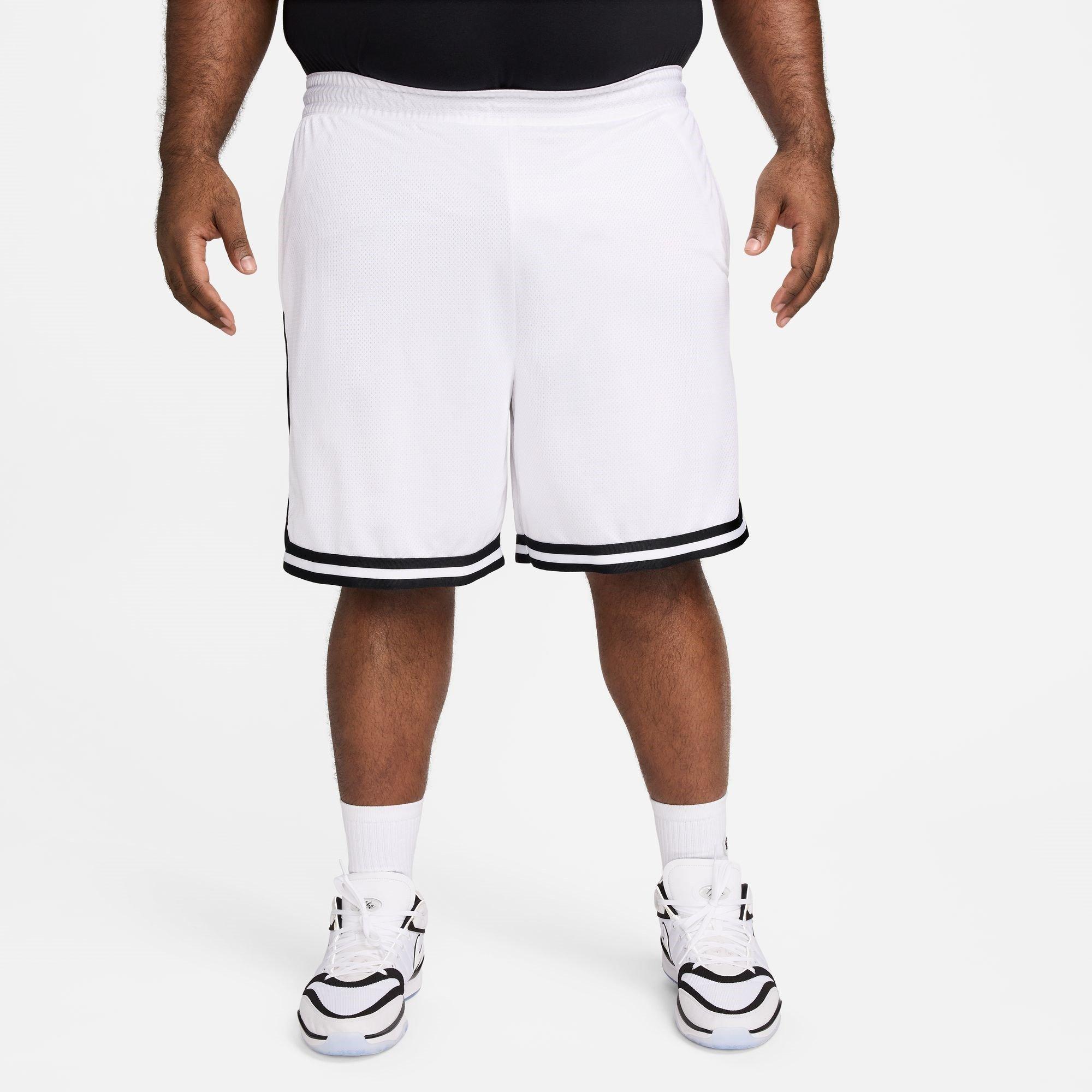 White/Black - Nike - DNA Dri-FIT 8 Basketball Shorts Mens - 9