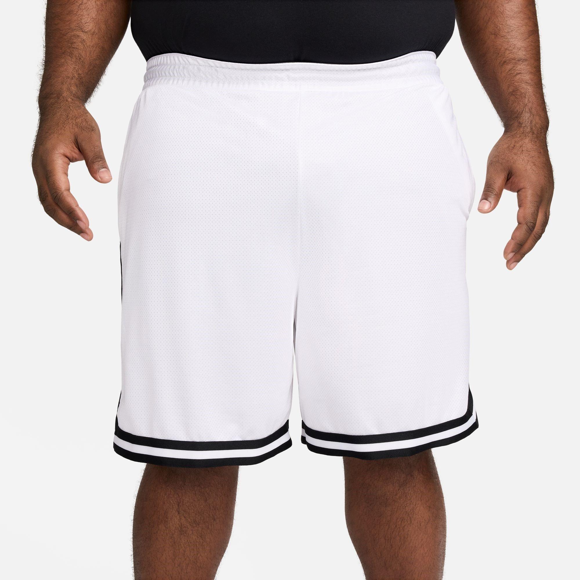 White/Black - Nike - DNA Dri-FIT 8 Basketball Shorts Mens - 10